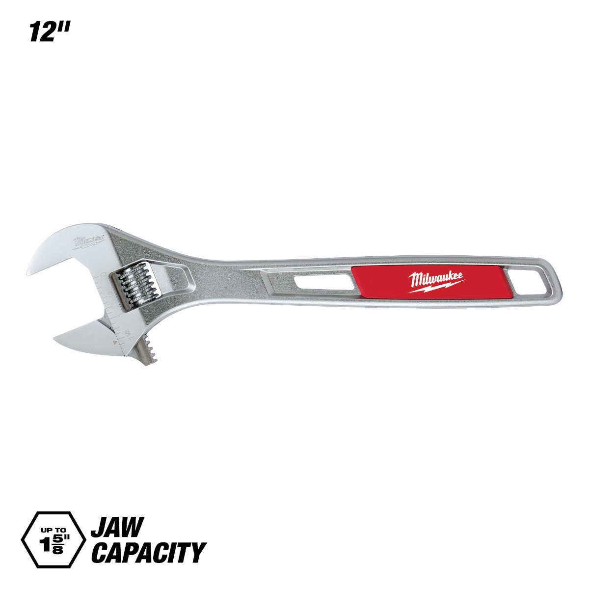 Milwaukee 48-22-7412 12 in. Adjustable Wrench - feature callout