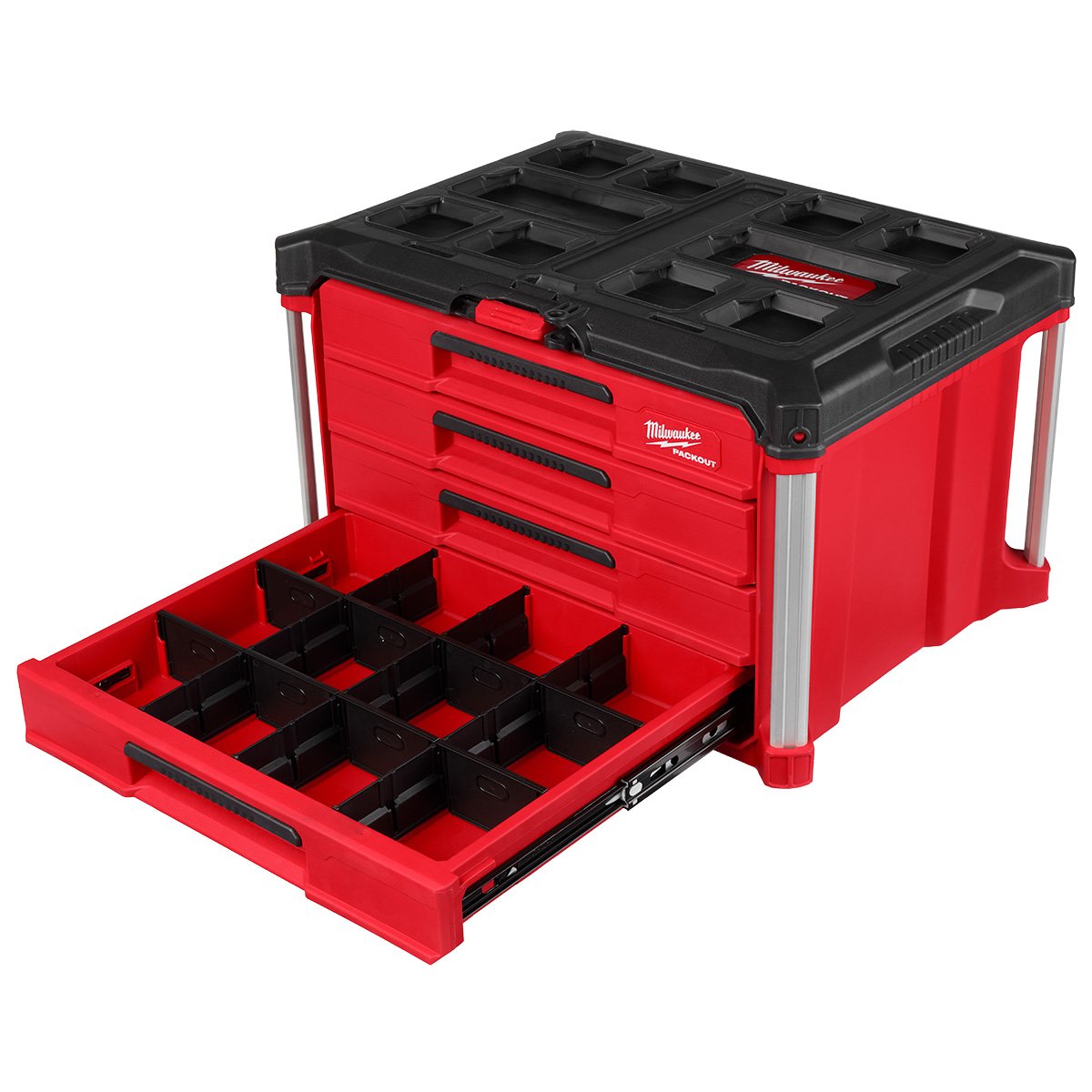 Milwaukee 48-22-8444 PACKOUT™ 4-Drawer Tool Box - product view