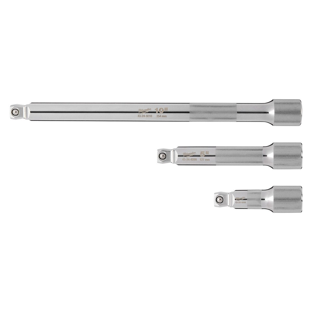 Milwaukee 48-22-9352 3pc 1/2” Drive Wobble Extension Set - product view