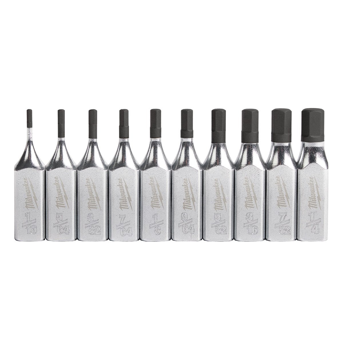 Milwaukee 48-22-9540 10pc 1/4" Drive Hex Bit Socket Set - SAE - product view