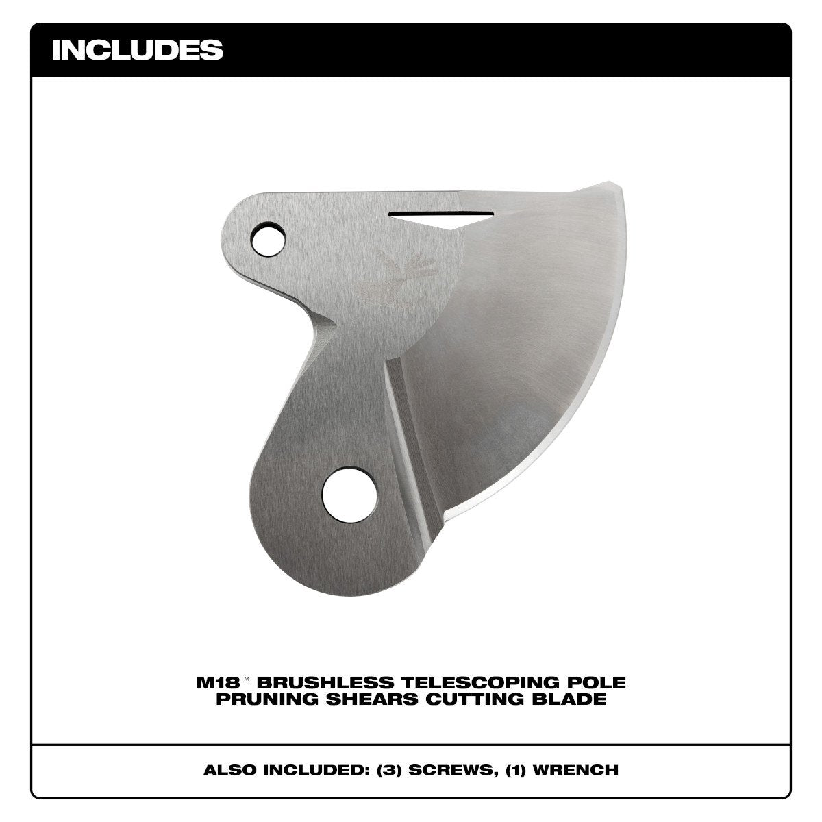 Milwaukee 48-44-2770 M18™ Brushless Telescoping Pole Pruning Shears Cutting Blade - feature callout