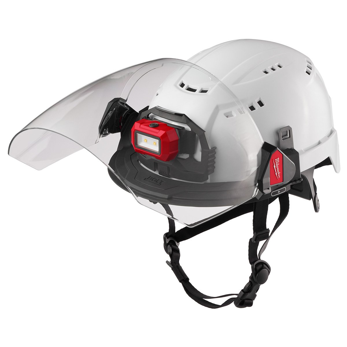 Milwaukee 48-73-1420 BOLT™ Full Face Shield - Clear Dual Coat Lens (Compatible with Safety Helmets & Hard Hats) - product view