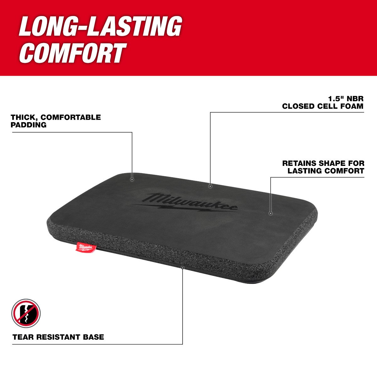 Milwaukee 48-73-6100 Kneeling Pad - feature callout