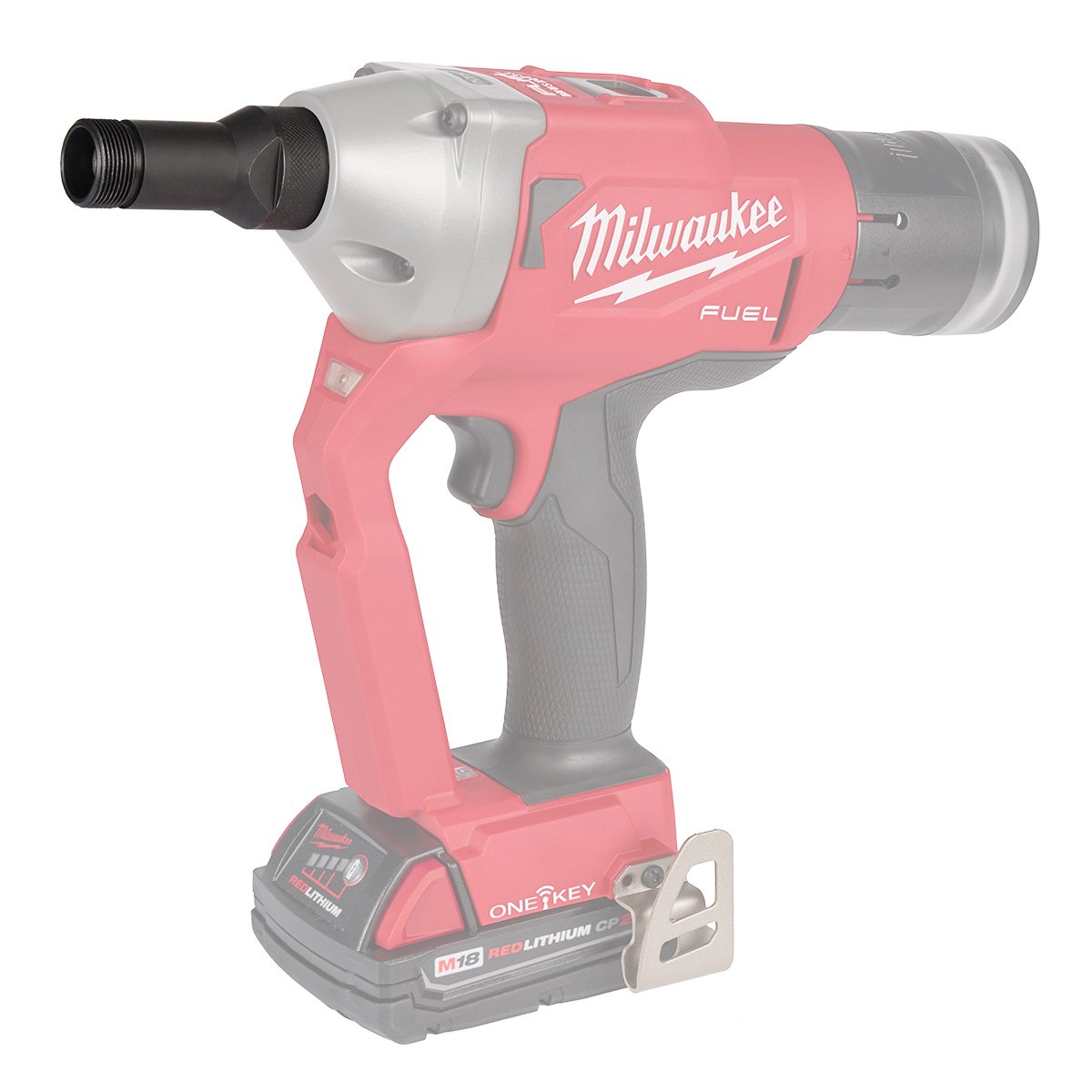 Milwaukee 49-16-2661HT M18 FUEL™ 1/4” Lockbolt Tool w/ ONE-KEY™ Hucktainer® Fastener Adapter - product view