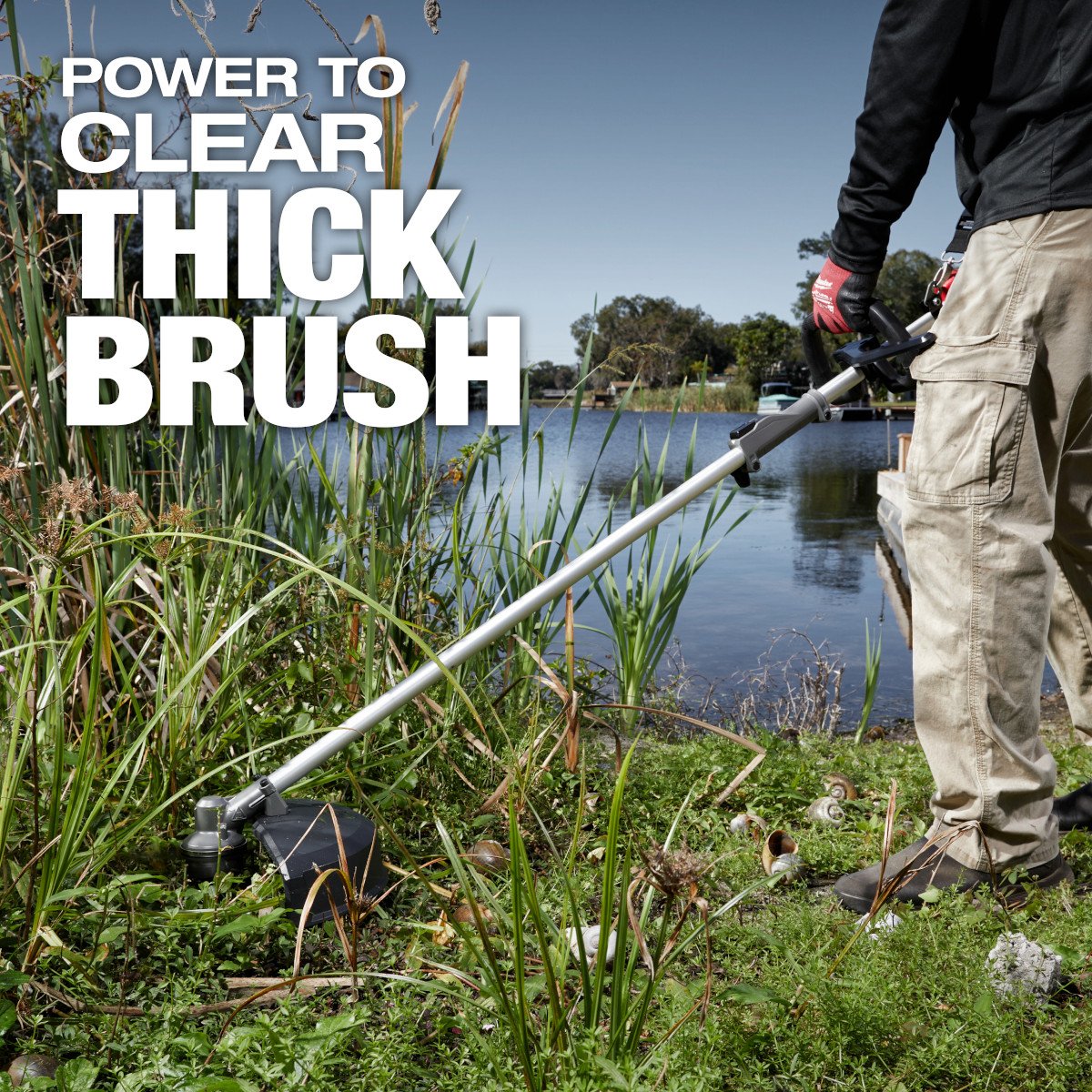 Milwaukee 49-16-2738 M18 FUEL™ QUIK-LOK™ Brush Cutter Attachment - feature callout