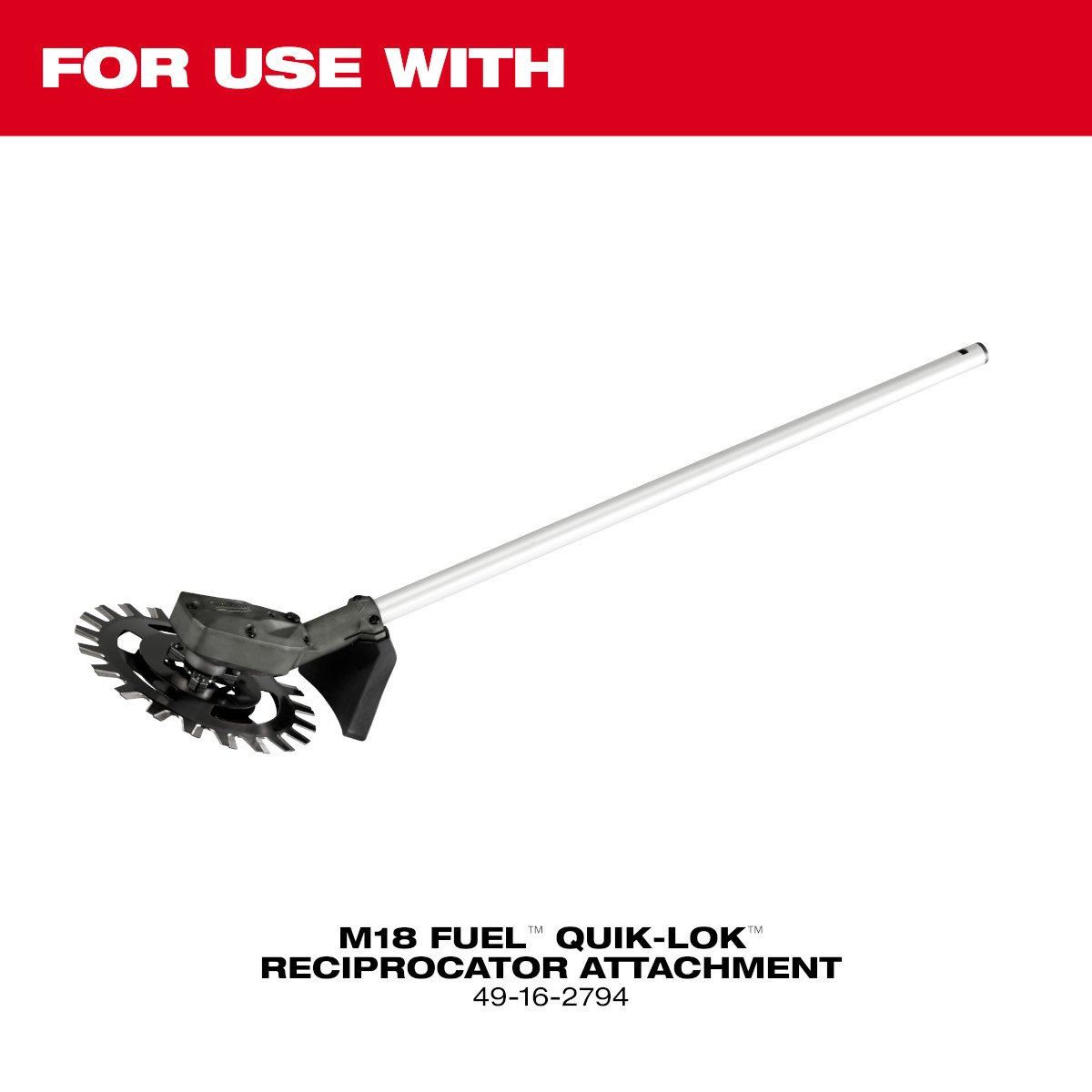 Milwaukee 49-16-2799 QUIK-LOK™ Reciprocator Blade Set - feature callout