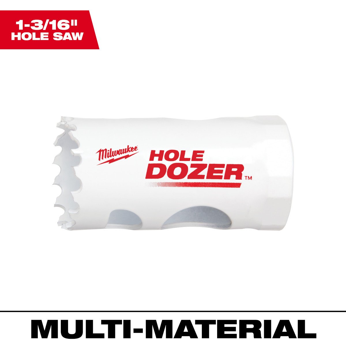 Milwaukee 49-56-0057 1-3/16" HOLE DOZER™ Bi-Metal Hole Saw - feature callout
