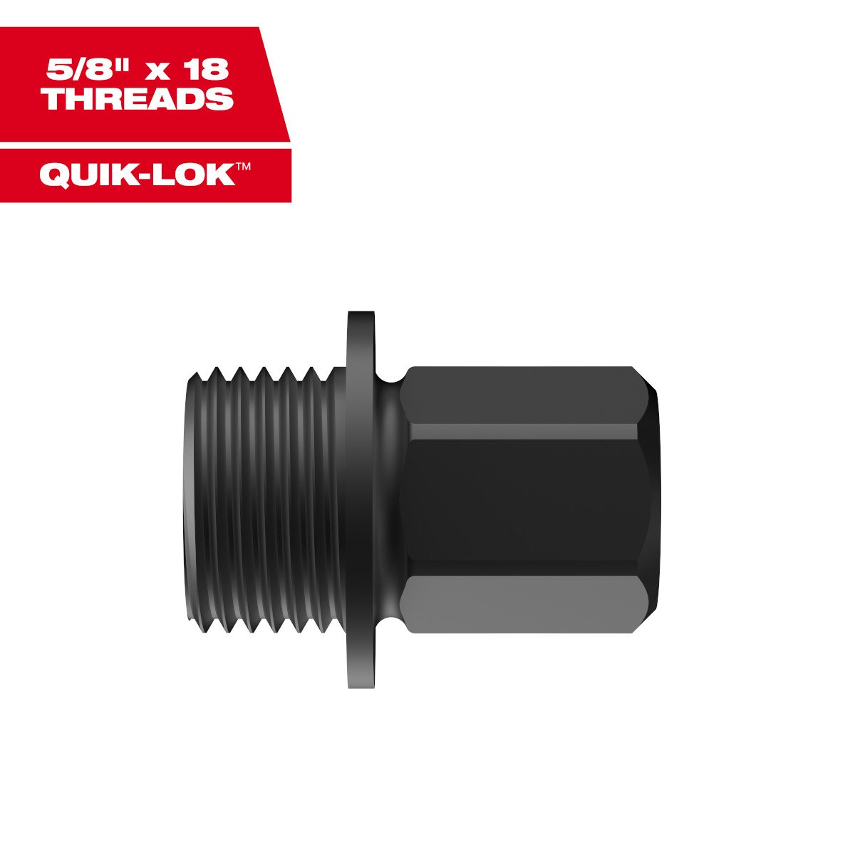 Milwaukee 49-56-7571 5PK Large Thread Adapters for QUIK-LOK™ Arbors - feature callout