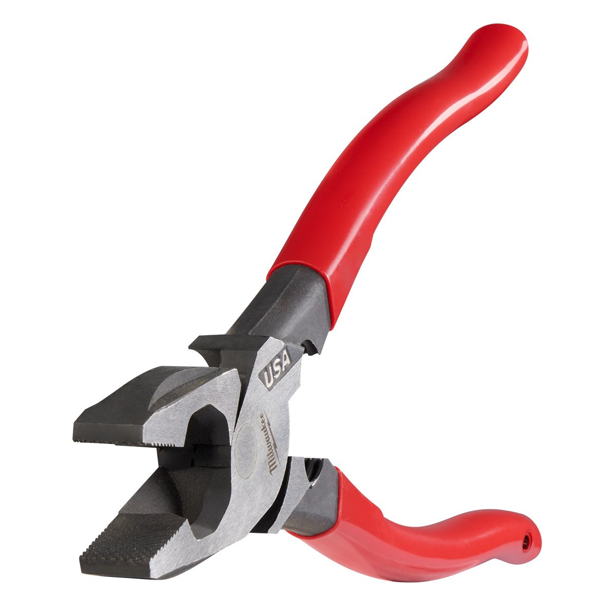 Milwaukee MT500T 9" Lineman's Dipped Grip Pliers w/ Thread Cleaner (USA) - product view