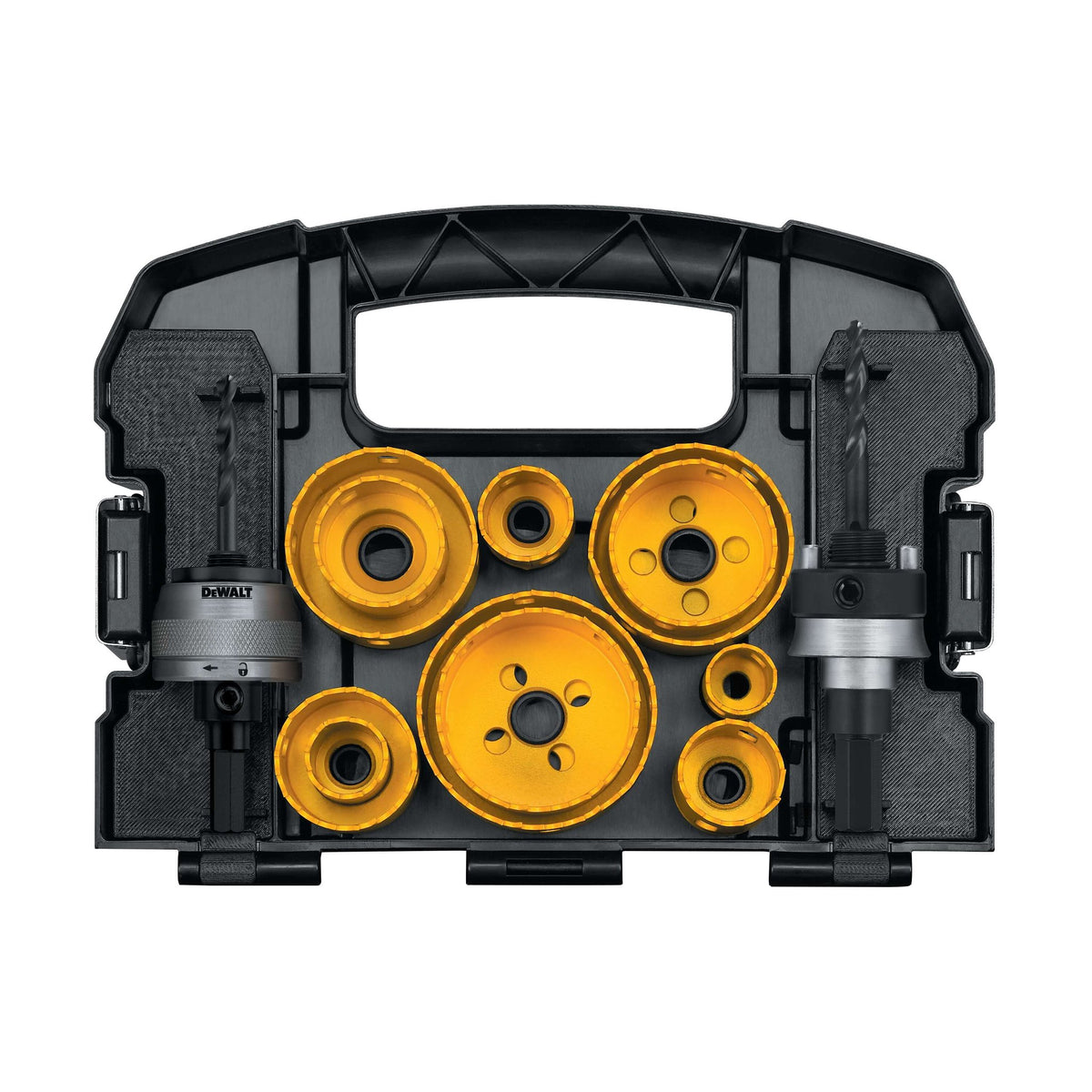 DEWALT D180005 Hole Saw Kit, 14-Piece - detail close-up