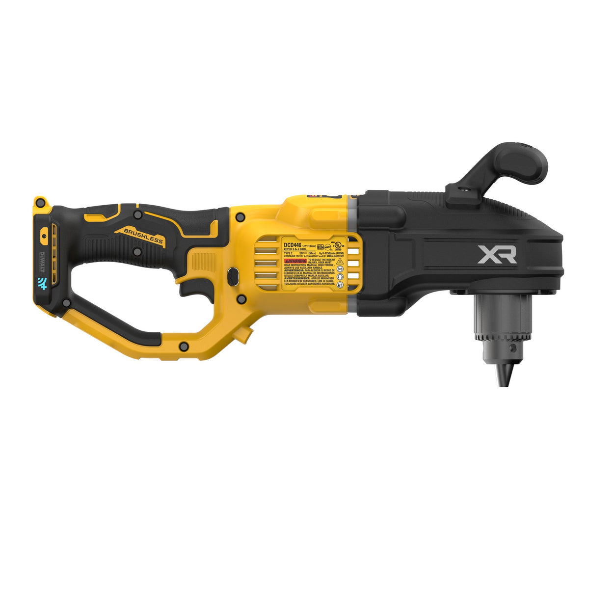 DEWALT DCD446B 20V MAX* XR® BRUSHLESS CORDLESS 1/2 IN. COMPACT STUD & JOIST DRILL (TOOL ONLY) - product view