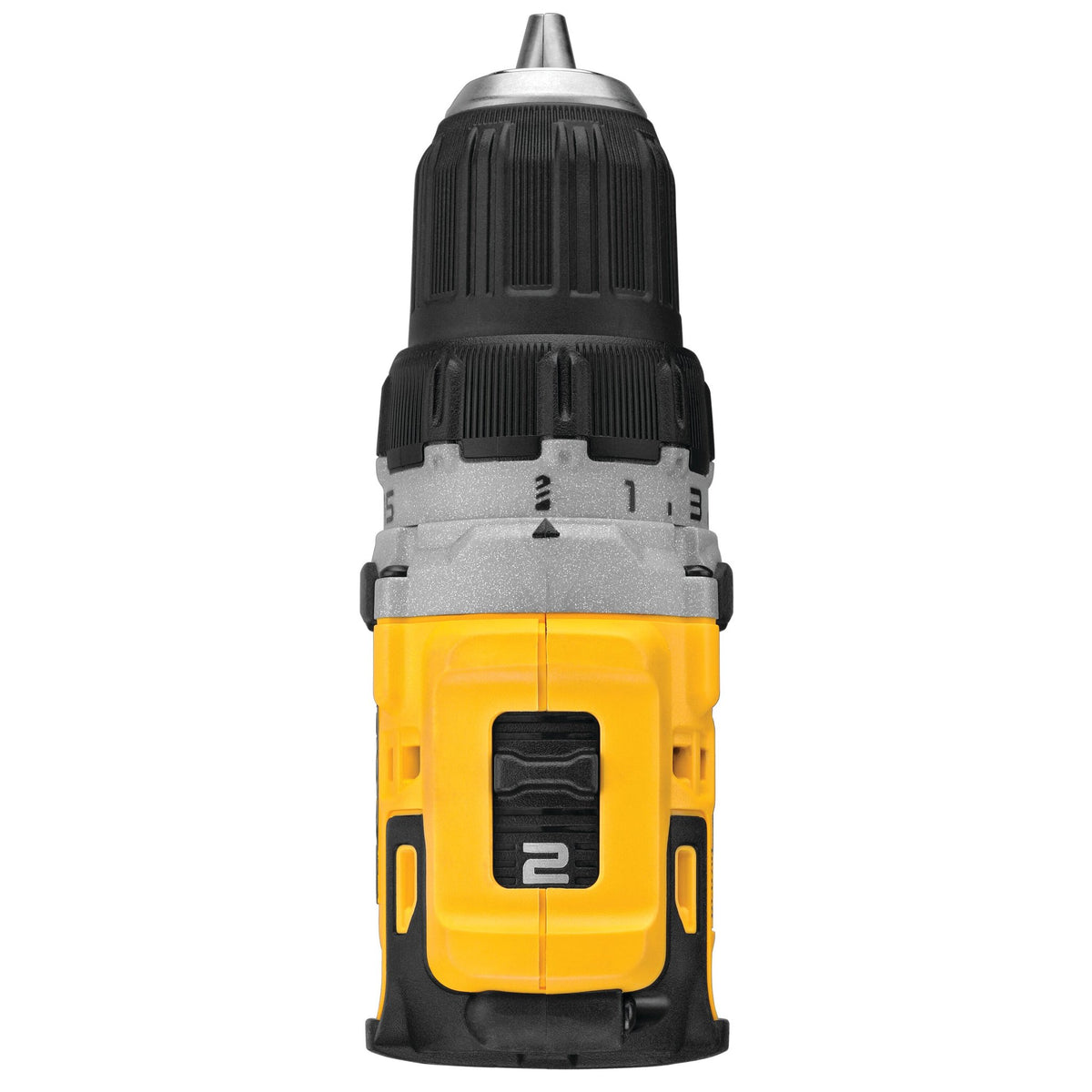 DEWALT DCD701F2 XTREME 12V MAX BRUSHLESS 3/8 IN. CORDLESS DRILL/DRIVER KIT - detail close-up
