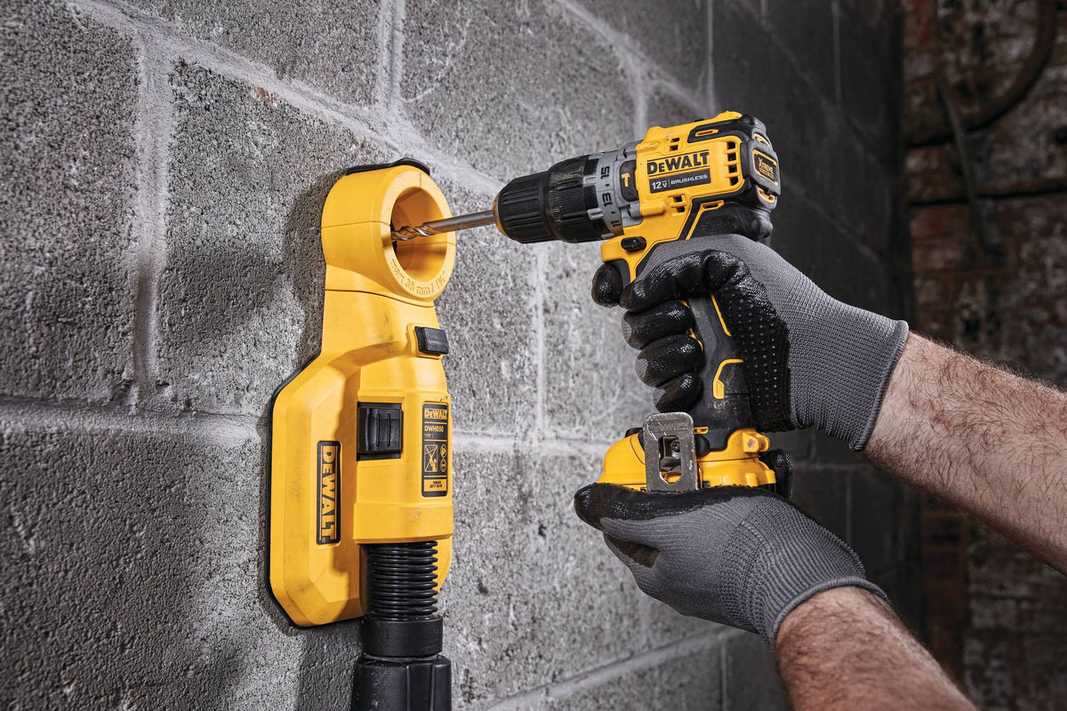 DEWALT DCD706B XTREME 12V MAX* Brushless 3/8 in. Cordless Hammer Drill (Tool Only) - in use