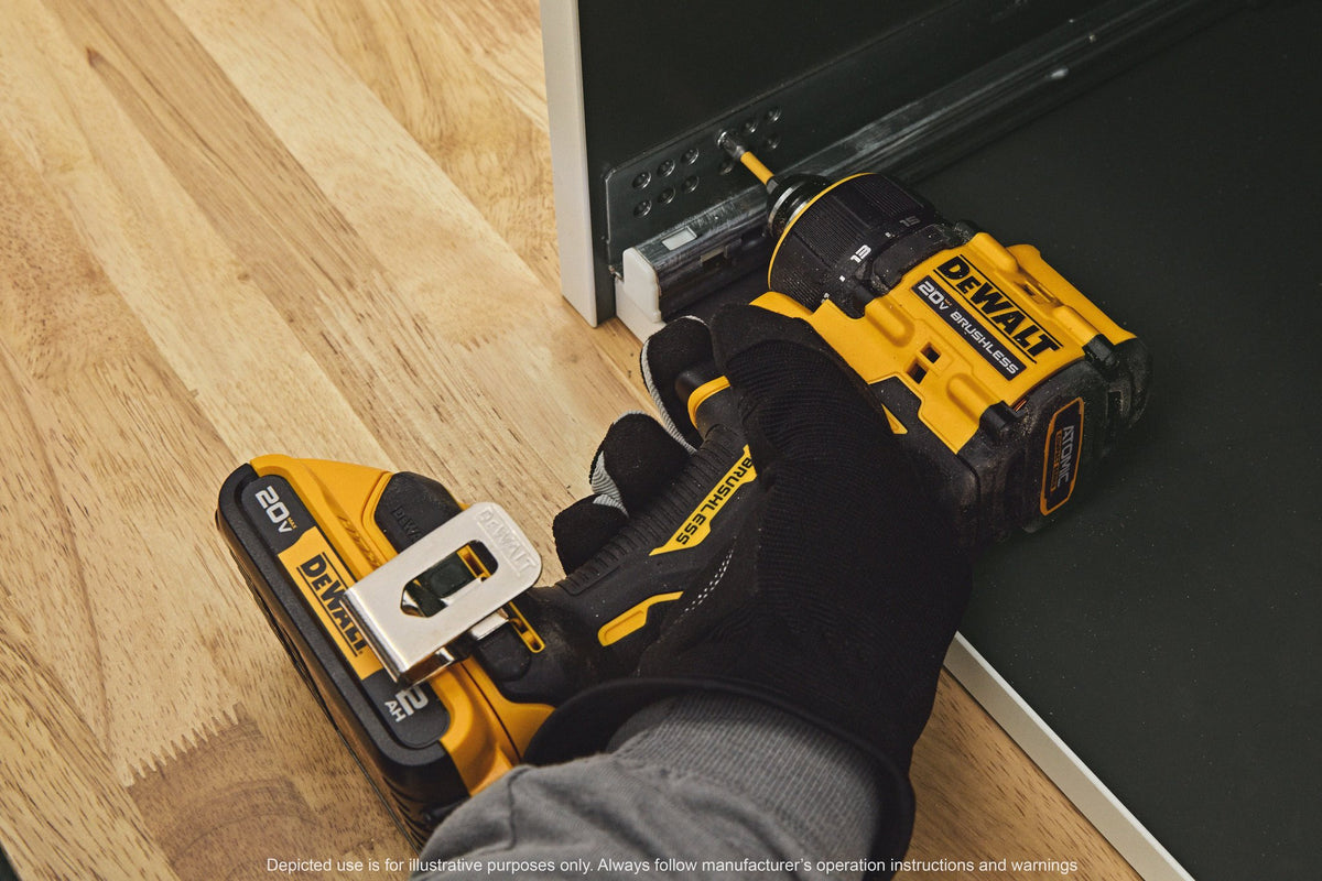 DEWALT DCD803B ATOMIC 20V MAX Brushless Cordless Multi-Head Drill/Driver (Tool Only) - in use