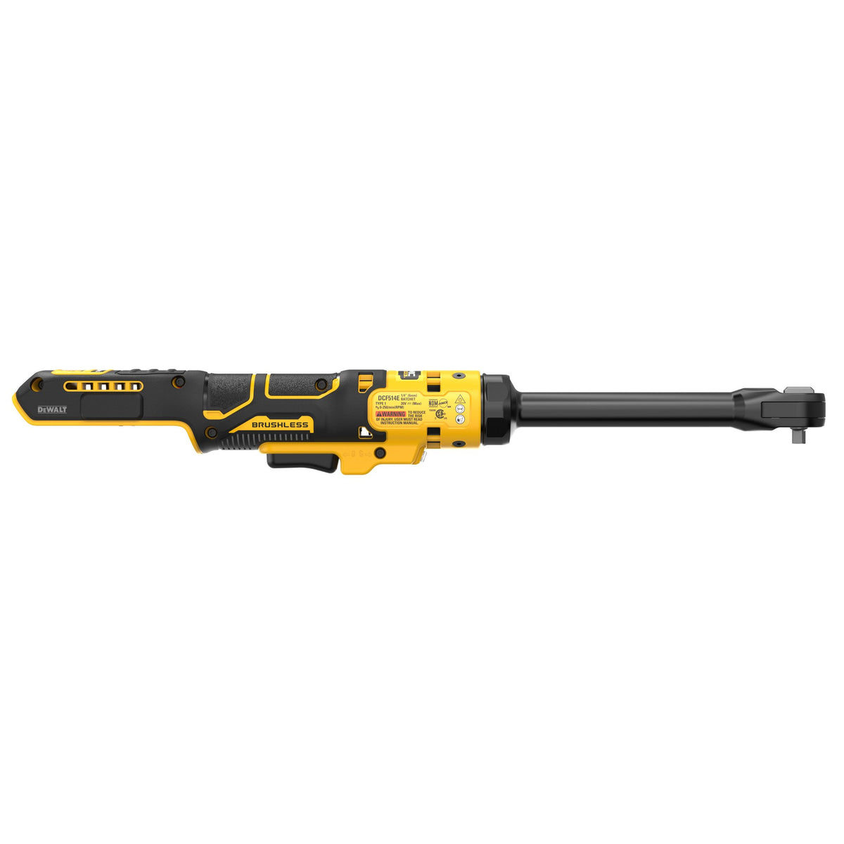 DEWALT DCF514EB ATOMIC 20V MAX* Brushless Cordless 1/4 in. Extended Reach Ratchet (Tool Only) - product view