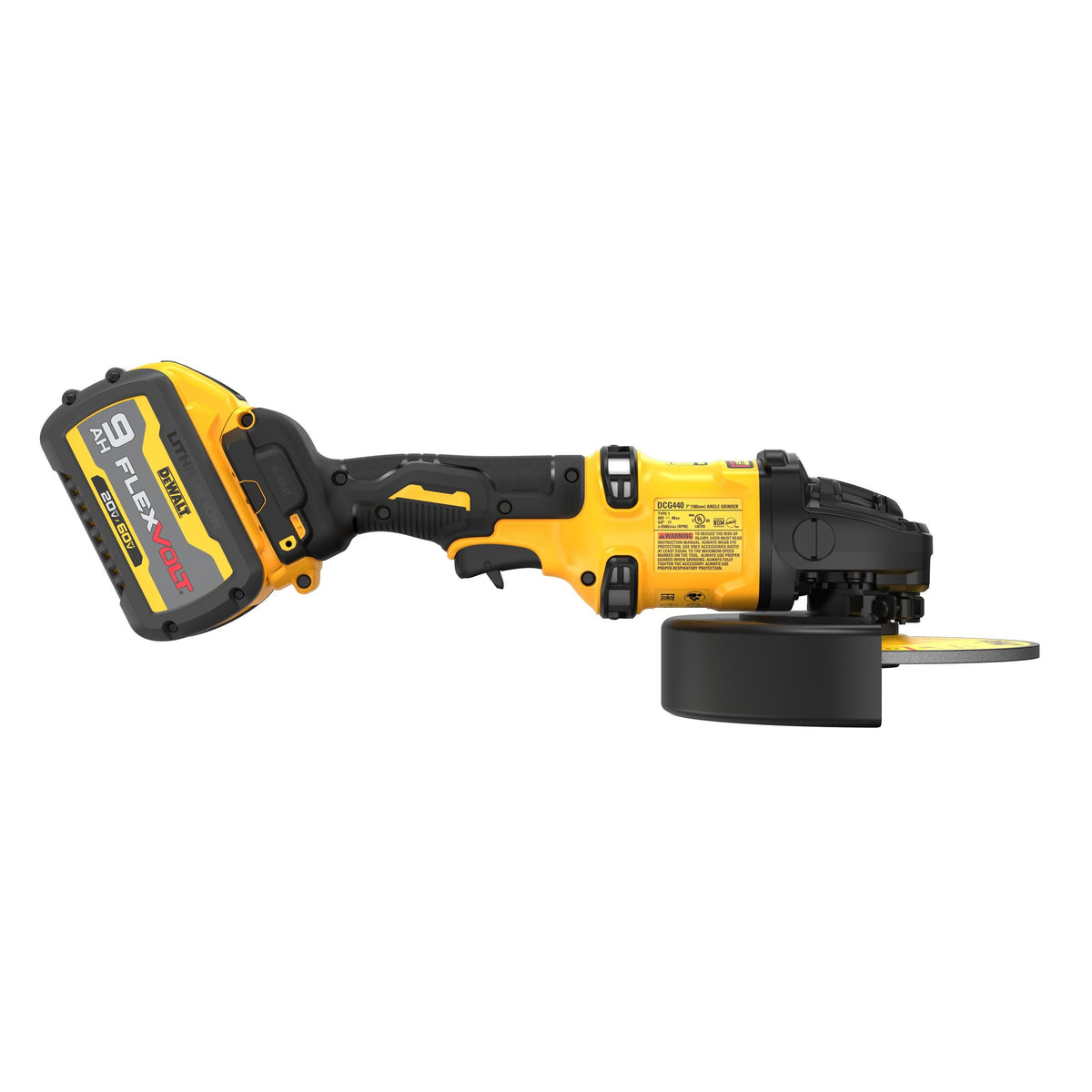 DEWALT DCG440X2 60V Max 7 In. Brushless Cordless Grinder With Kickback Brake Kit - product view