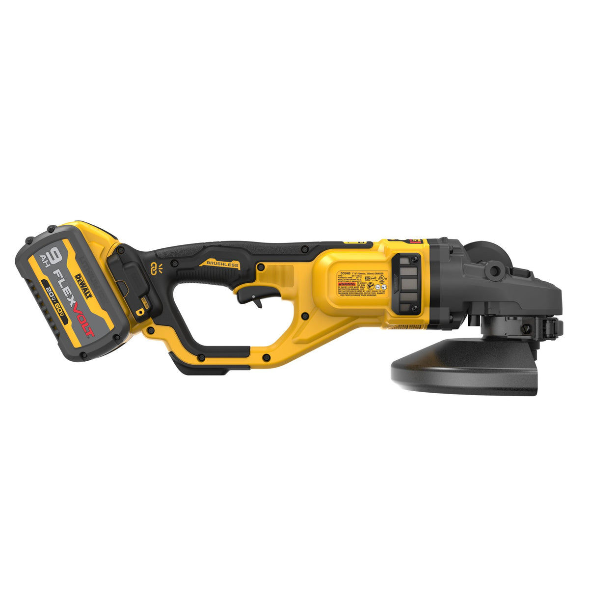DEWALT DCG460X2 60V MAX* 7 "-9" Large Angle Grinder Kit - product view