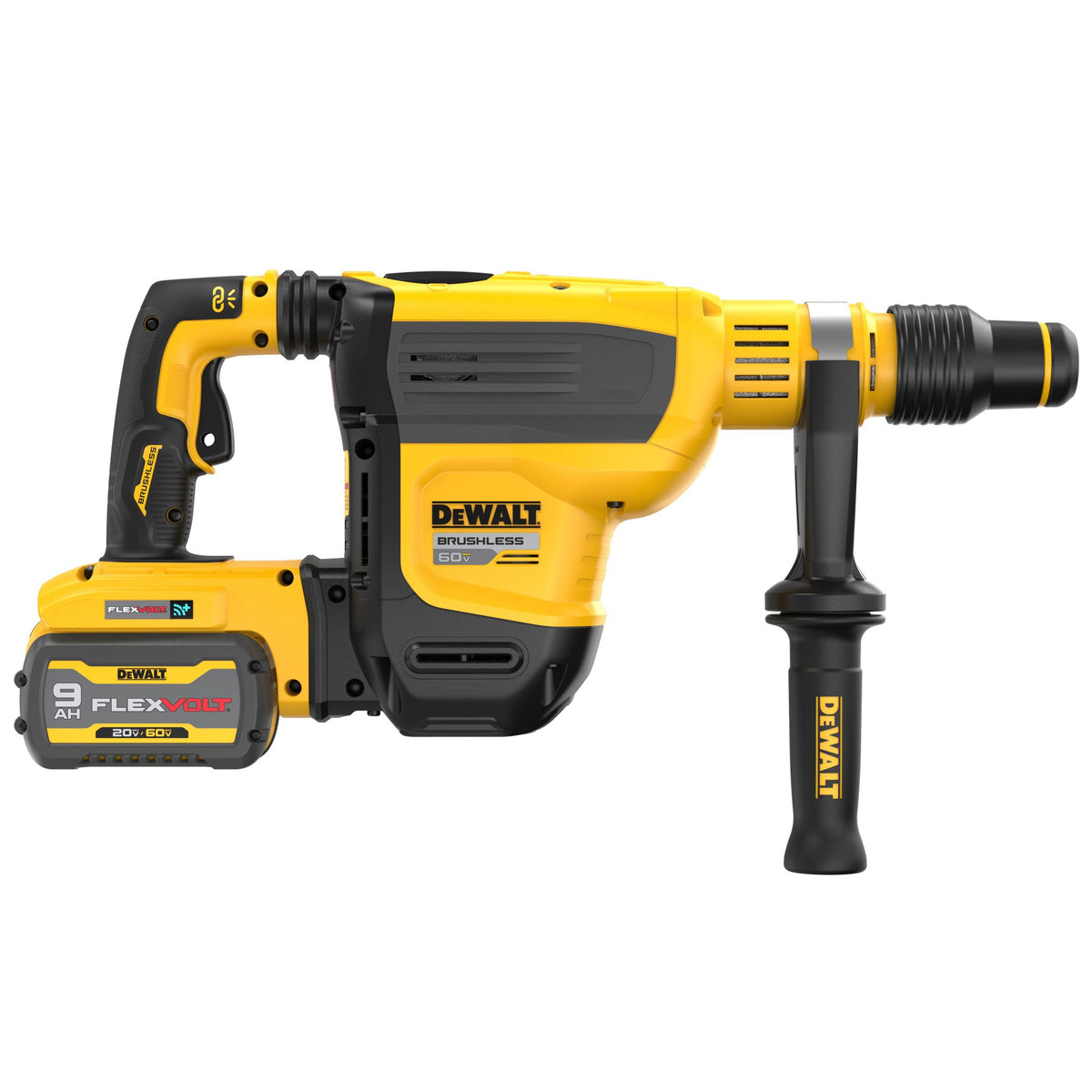 DEWALT DCH614X2 60V Max 1-3/4 In. Brushless Cordless SDS Max Combination Rotary Hammer Kit - product view