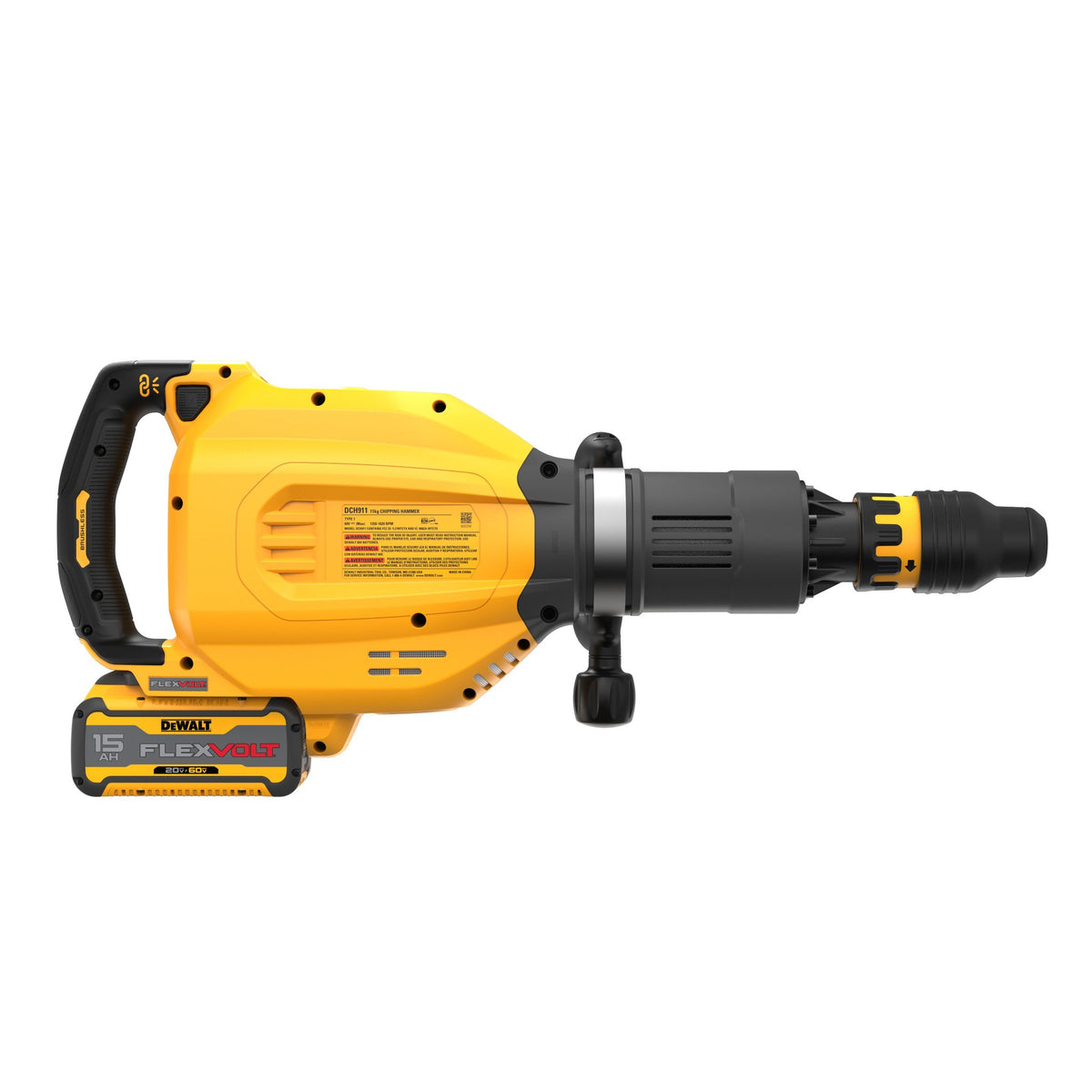 DEWALT DCH911Z2 60V 27 Lbs. SDS MAX Inline Chipping Hammer Kit - product view