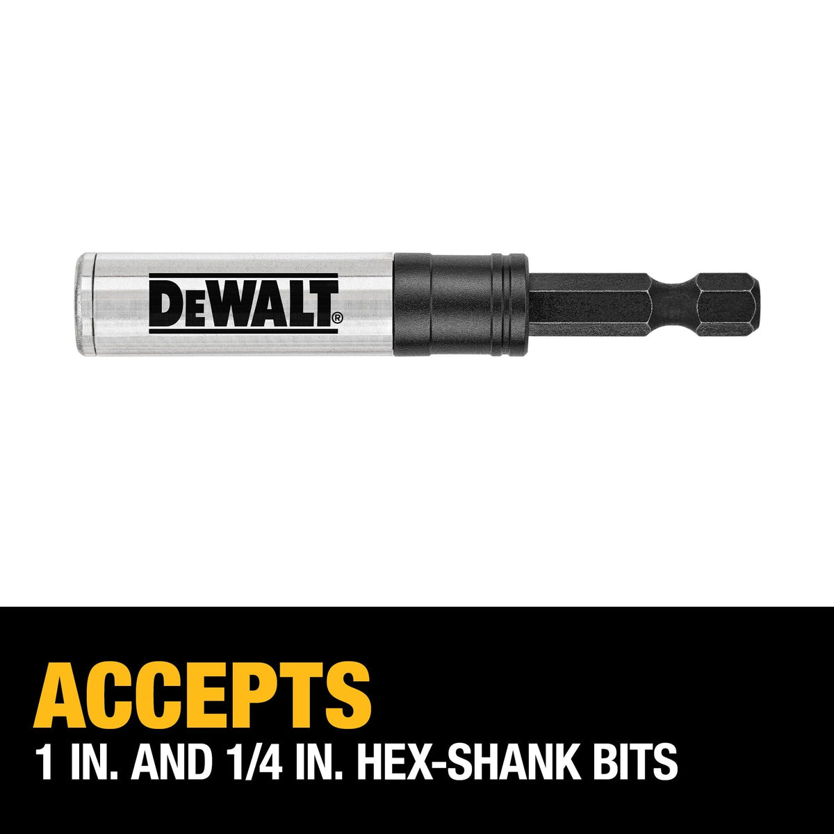 DEWALT DWA3HLDFT Bit Holder, 3-In-1, Impact Ready - feature callout