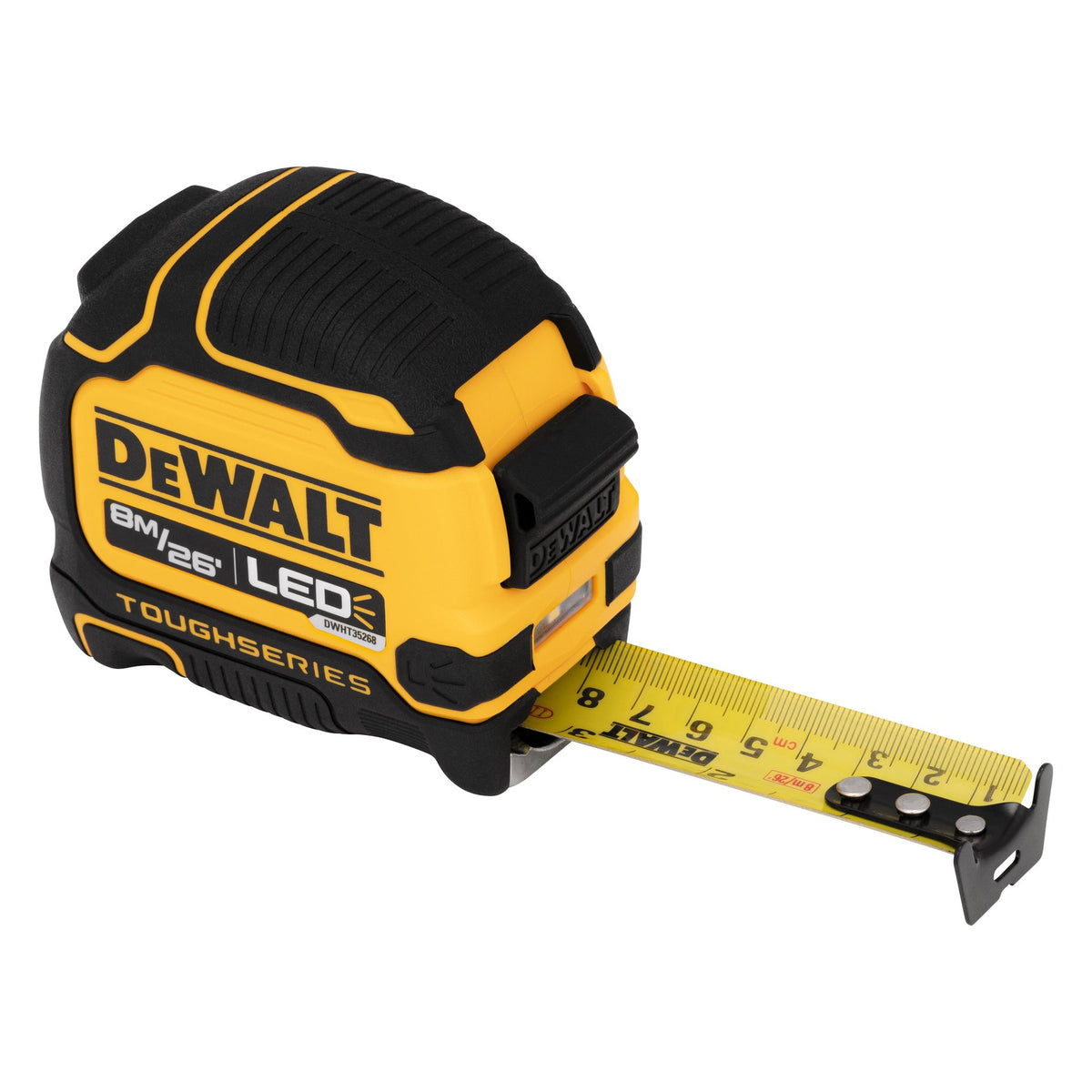 DEWALT DWHT35268S 8M/26Ft Dewalt Lighted Tape Measure - product view