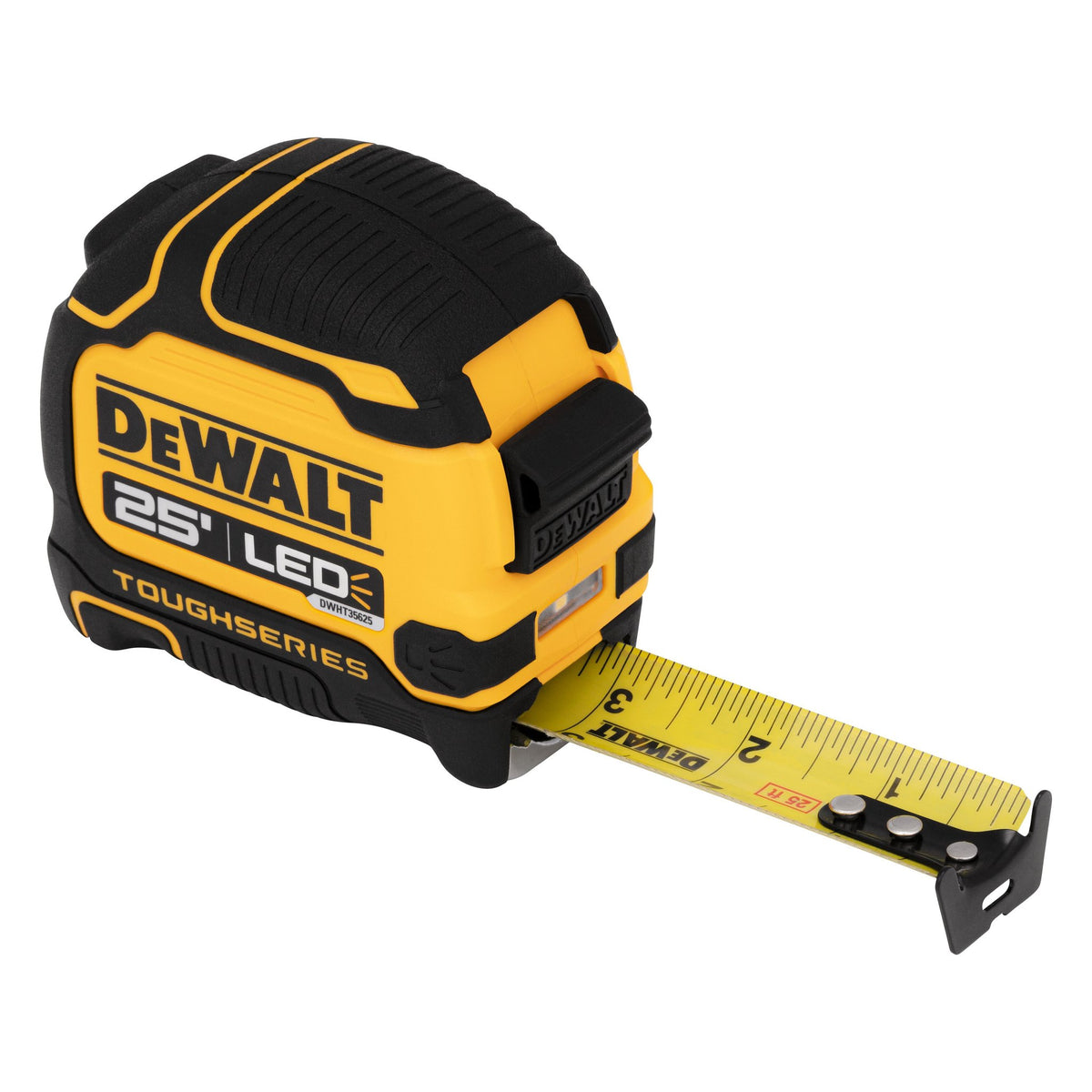 DEWALT DWHT35625S TOUGHSERIES 25 FT Lighted Tape Measure - product view