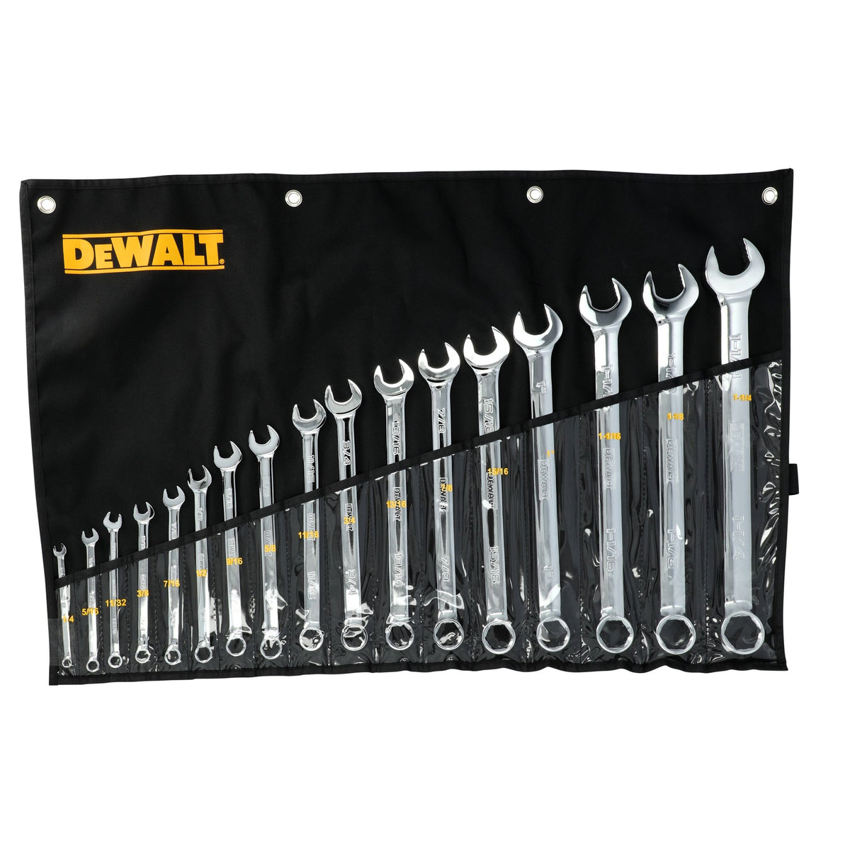 DEWALT DWMT45428 TOUGHSERIES 17-Piece SAE 6-Point Combination Wrench Set - product view