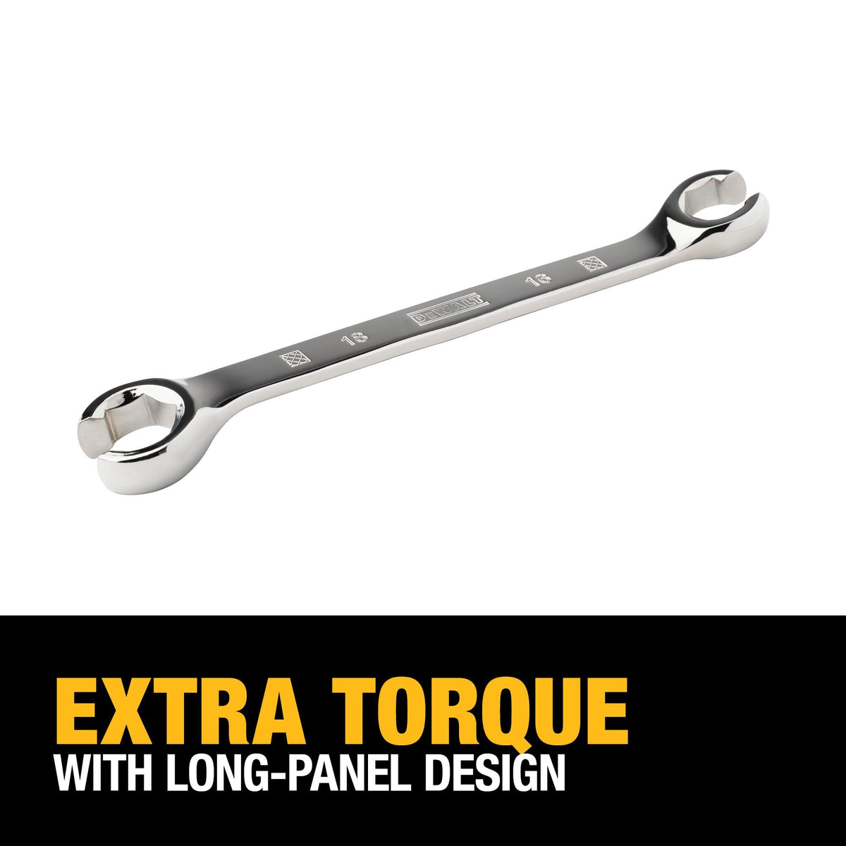 DEWALT DWMT75648B Ratcheting Combination Wrench 7 Mm - feature callout