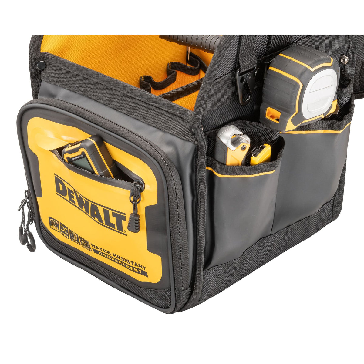 DEWALT DWST560105 11” Electrician Tote - detail close-up