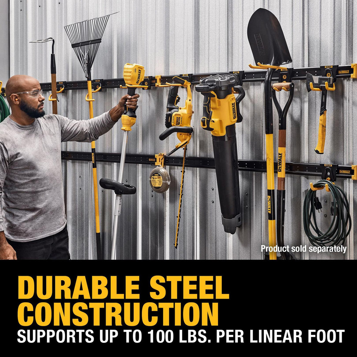 DEWALT DWST82800 48in Metal Rail - feature callout