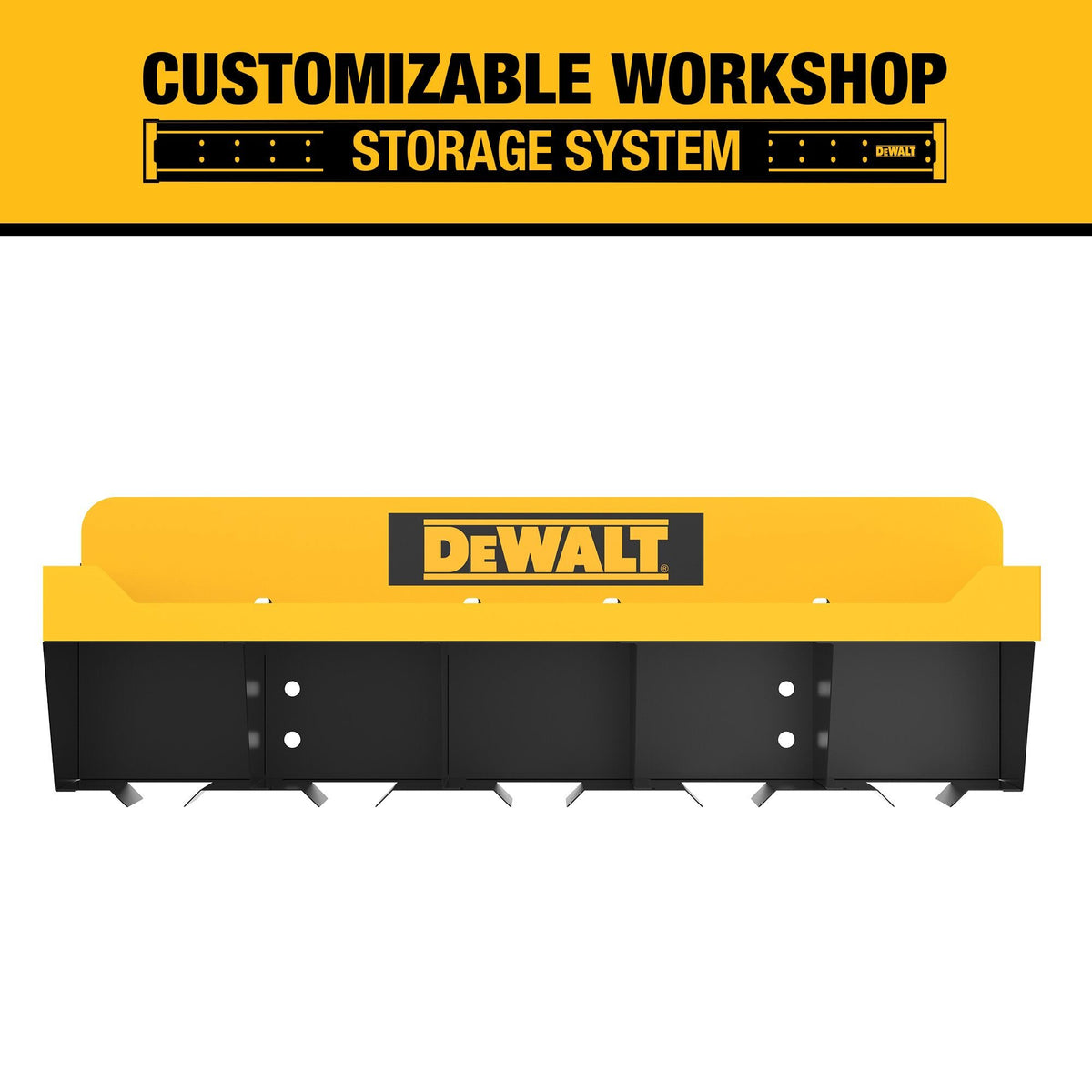 DEWALT DWST82822 Power Tool Storage Shelf - feature callout