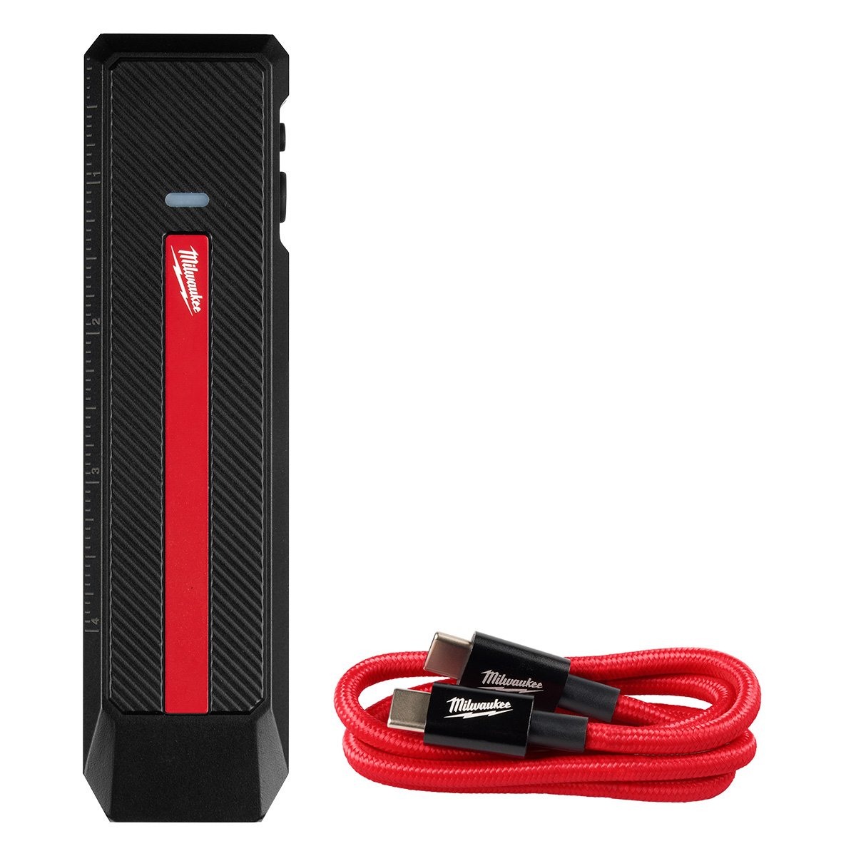 Milwaukee 2016R Rechargeable Flat Flashlight w/ Green Laser - kit contents