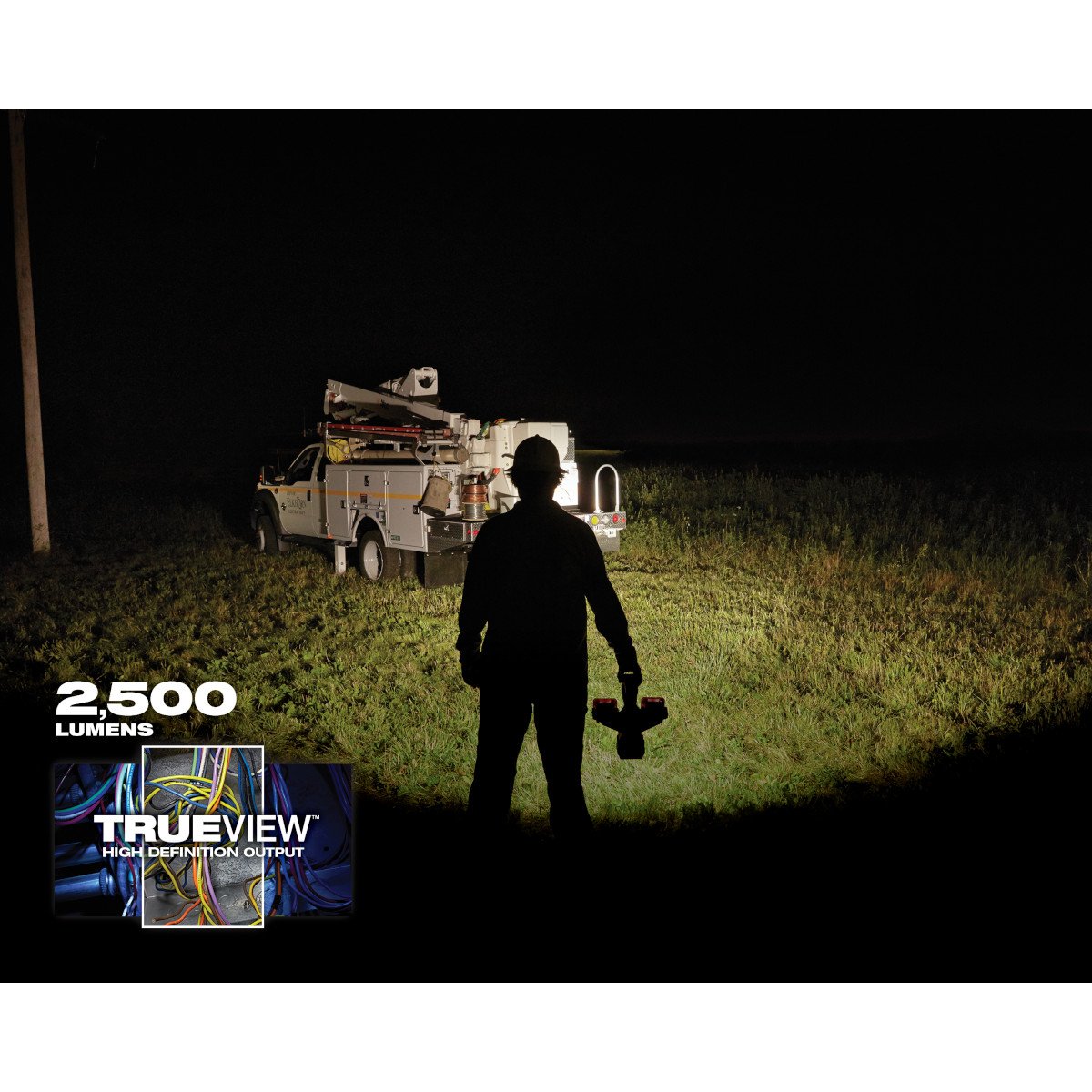 Milwaukee 2122-20 M18™ Utility Bucket Light - feature callout