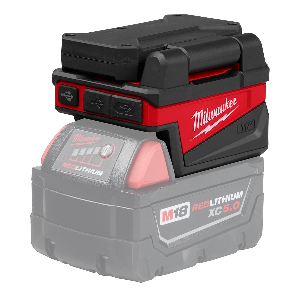 Milwaukee 2359-20 M18™ ROVER™ Compact Folding Flood Light w/ USB Charging - product view