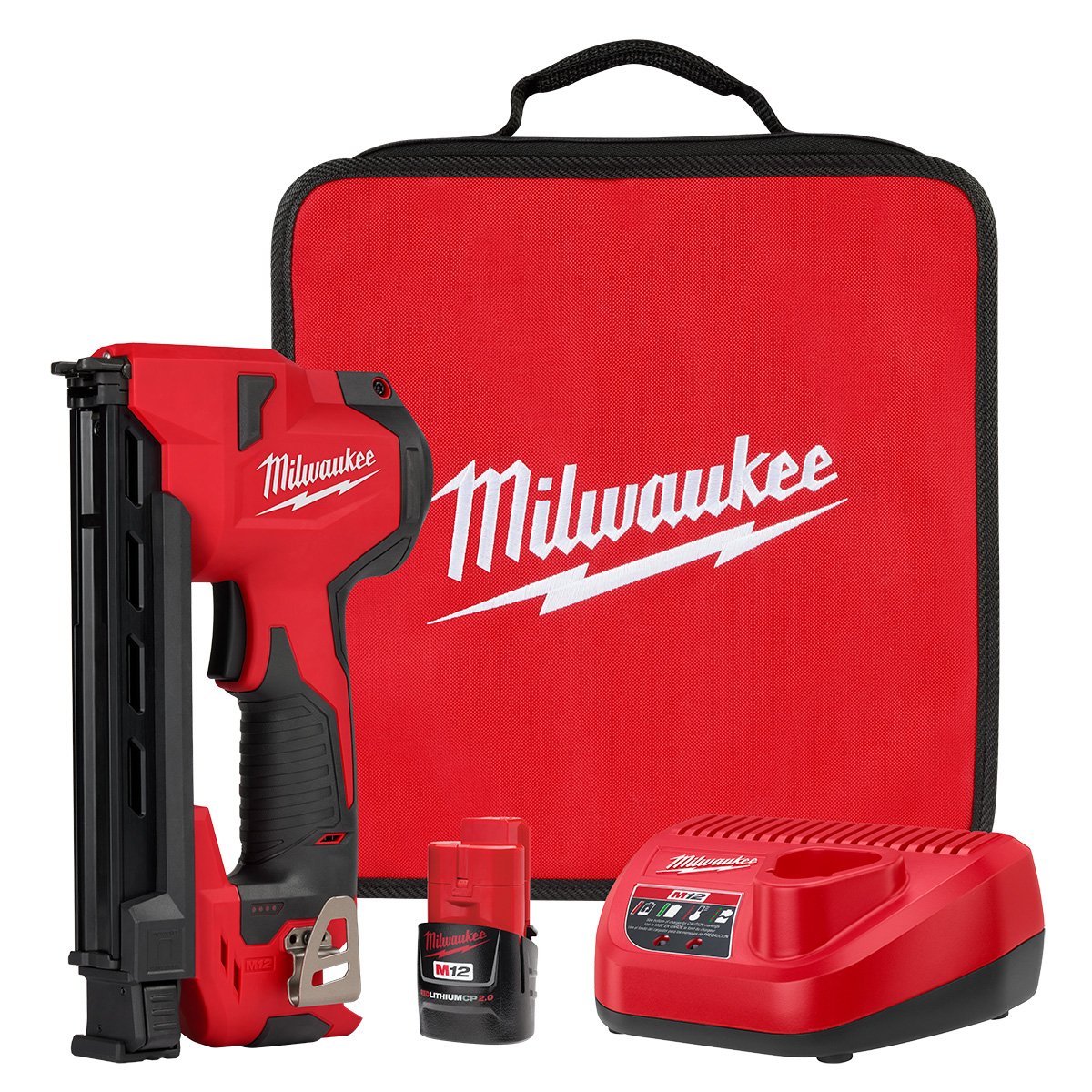 Milwaukee 2448-21 M12™ Cable Stapler Kit - kit contents