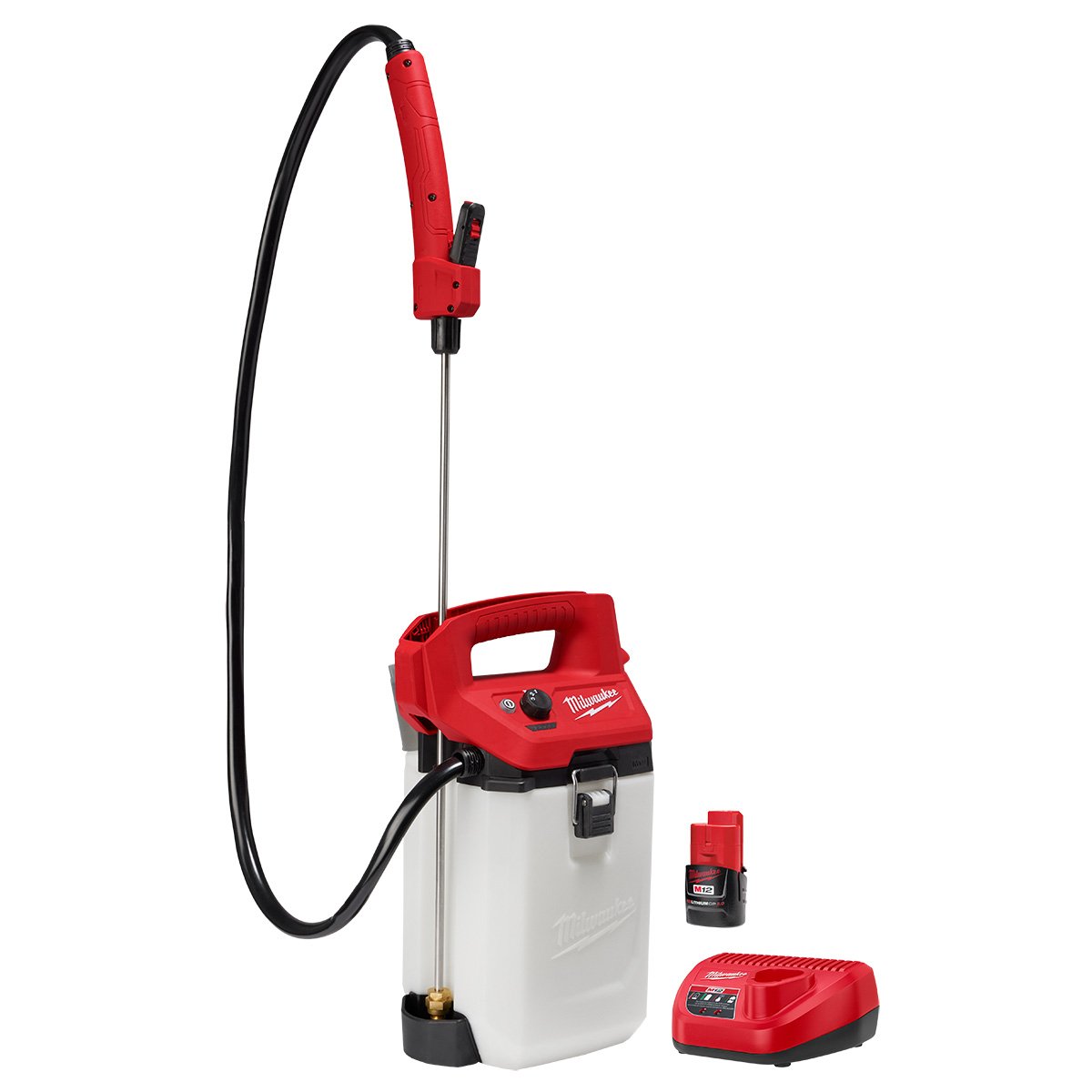 Milwaukee 2528-21G2 M12™ 2 Gallon Handheld Sprayer Kit - feature callout