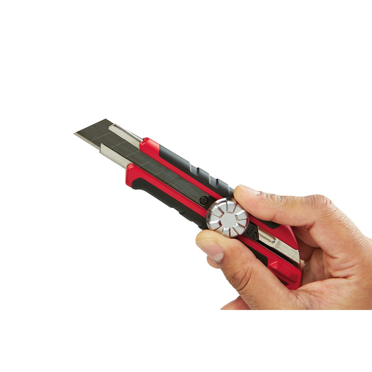 Milwaukee 48-22-1962 25mm Snap-Off Knife Metal Lock - in use