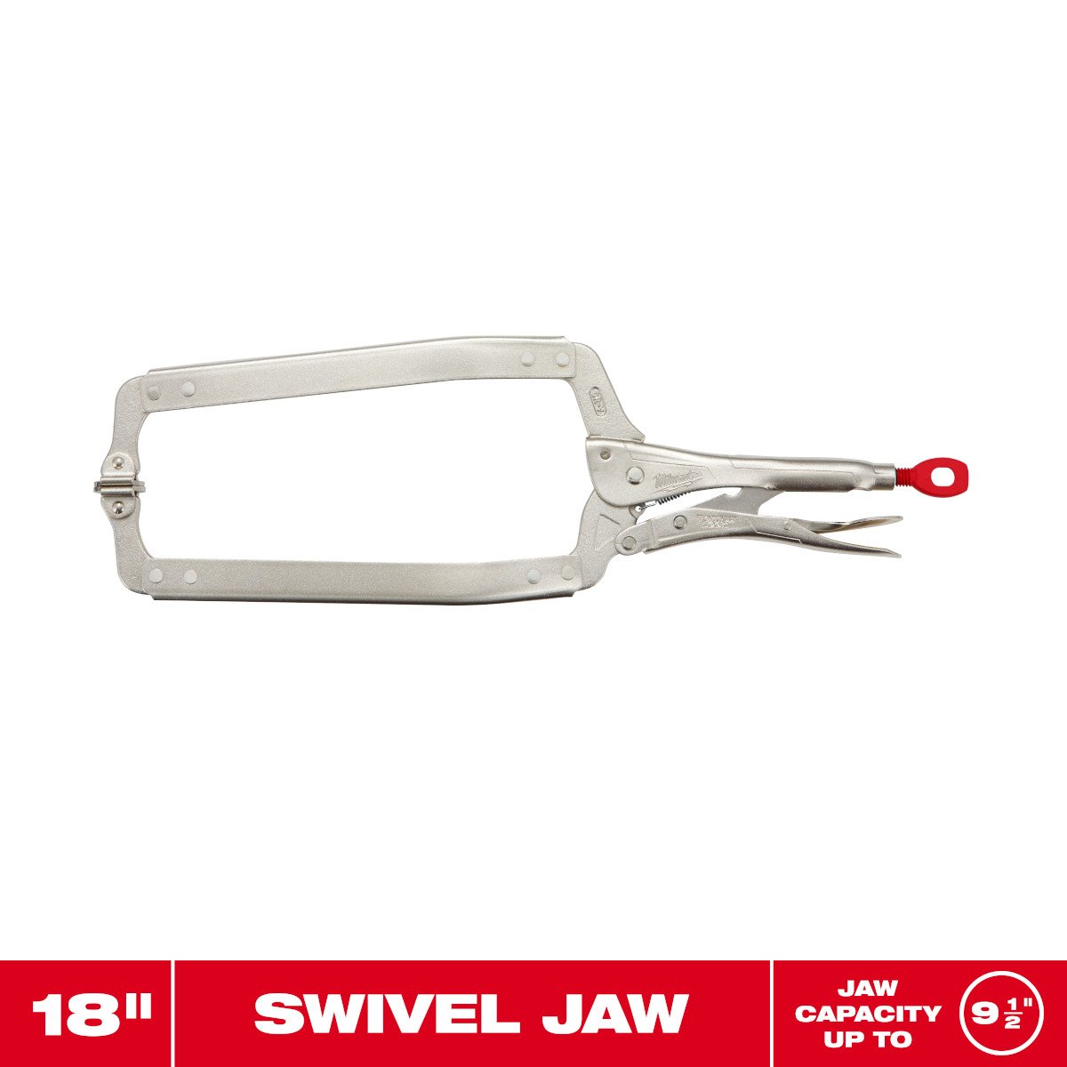 Milwaukee 48-22-3520 18 in. Locking Clamp With Swivel Jaws - feature callout