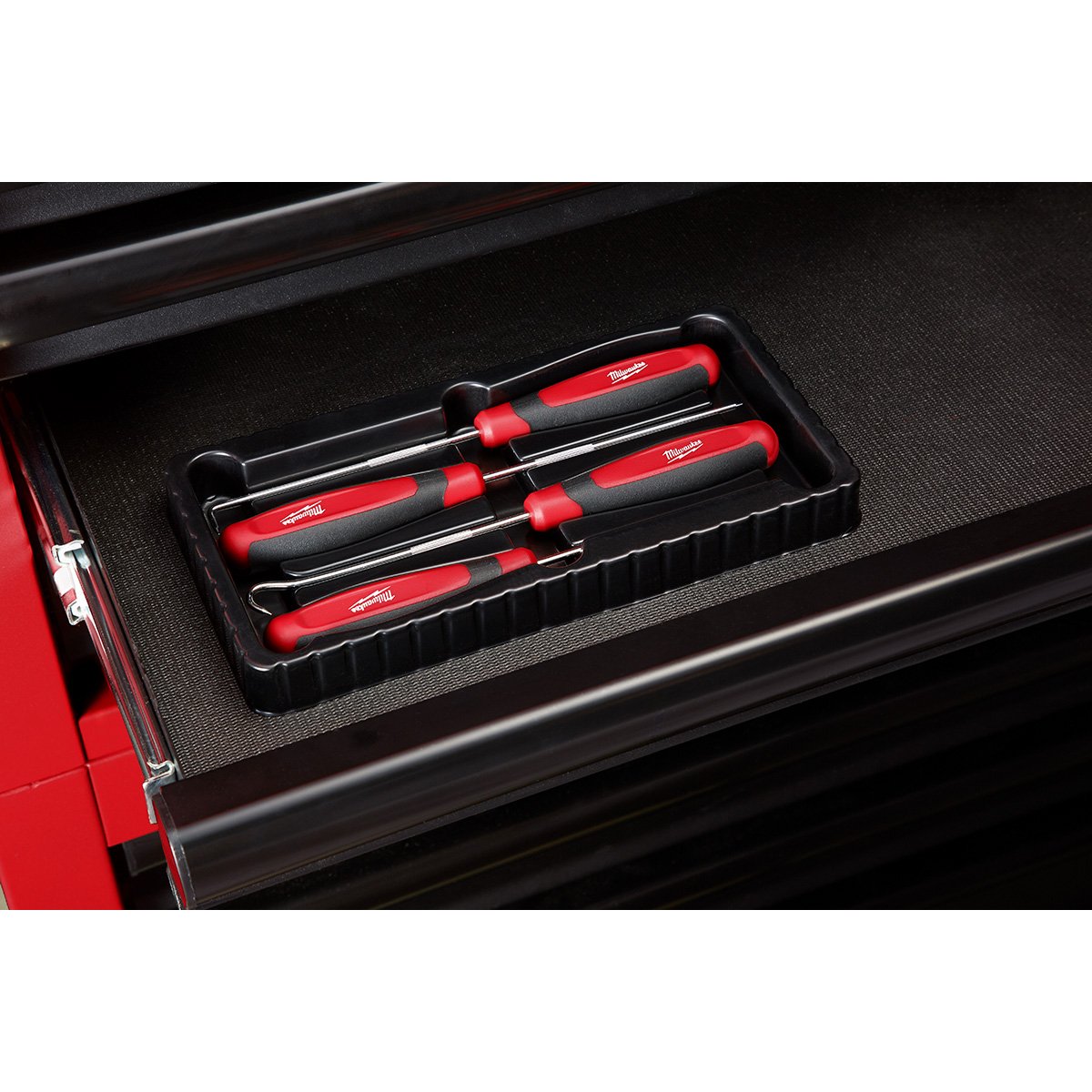 Milwaukee 48-22-9215 4pc Hook & Pick Set - in use