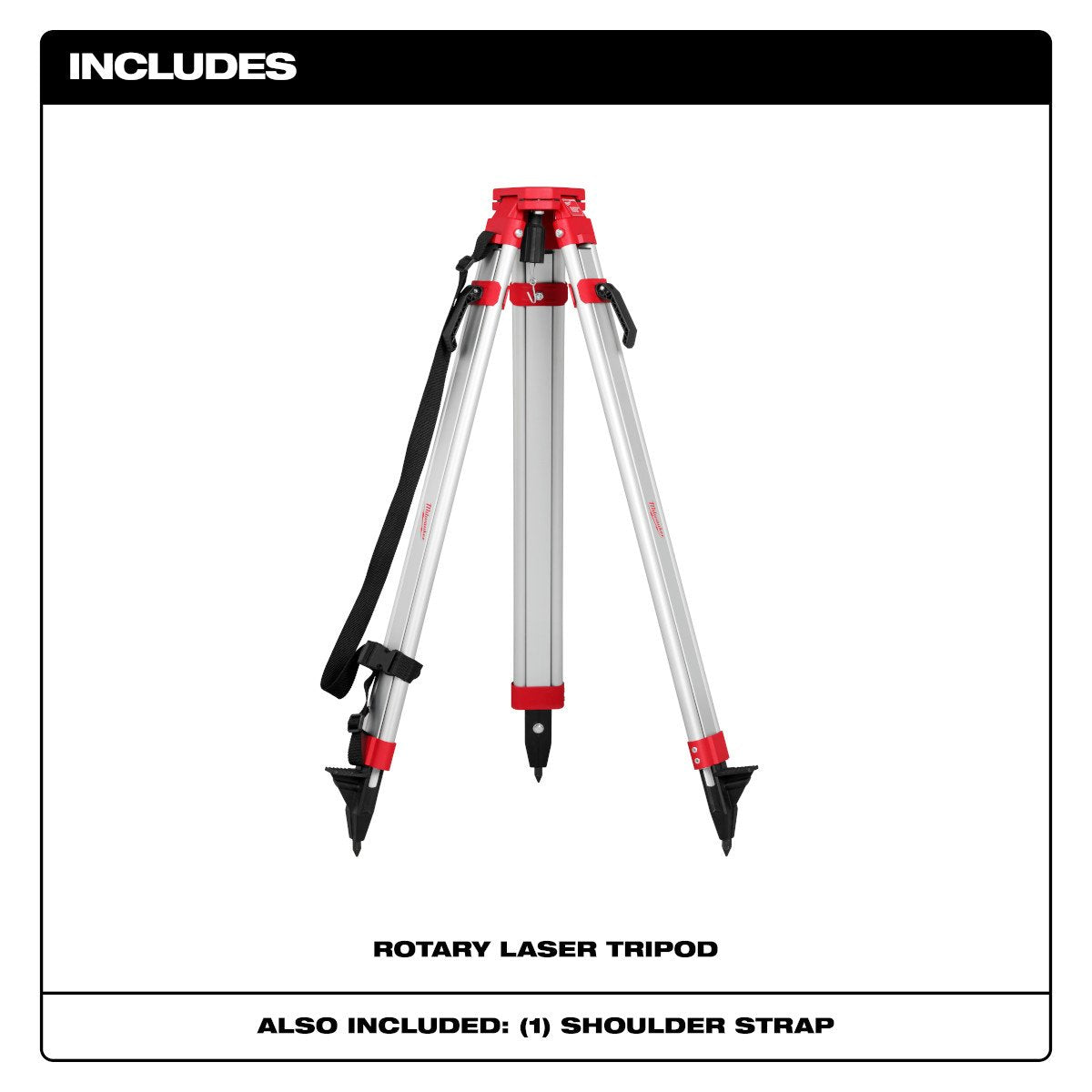 Milwaukee 48-35-3700 Rotary Laser Tripod - feature callout