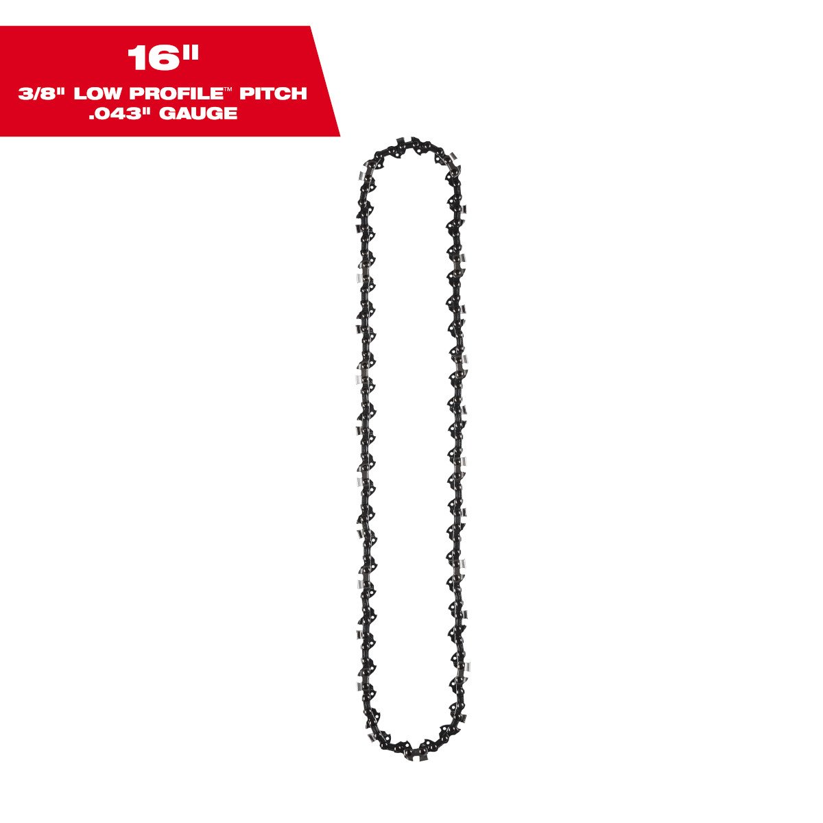 Milwaukee 49-16-2715 16 in. Replacement Chainsaw Chain - feature callout