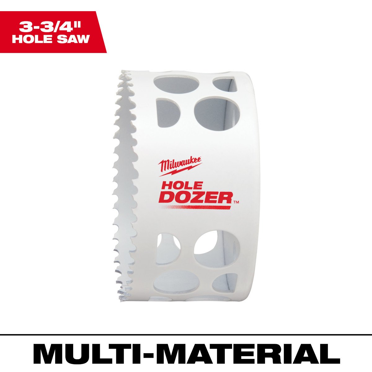 Milwaukee 49-56-0203 3-3/4" HOLE DOZER™ Bi-Metal Hole Saw - feature callout