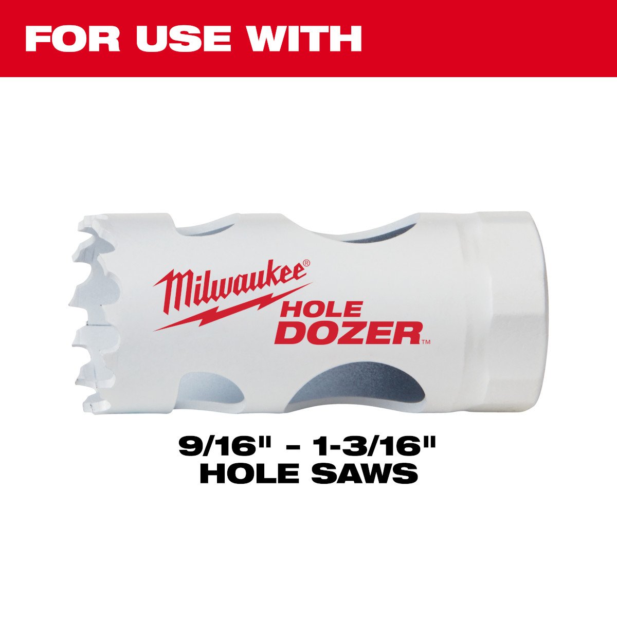 Milwaukee 49-56-7010 Small Thread Arbor, 3/8" Shank - feature callout