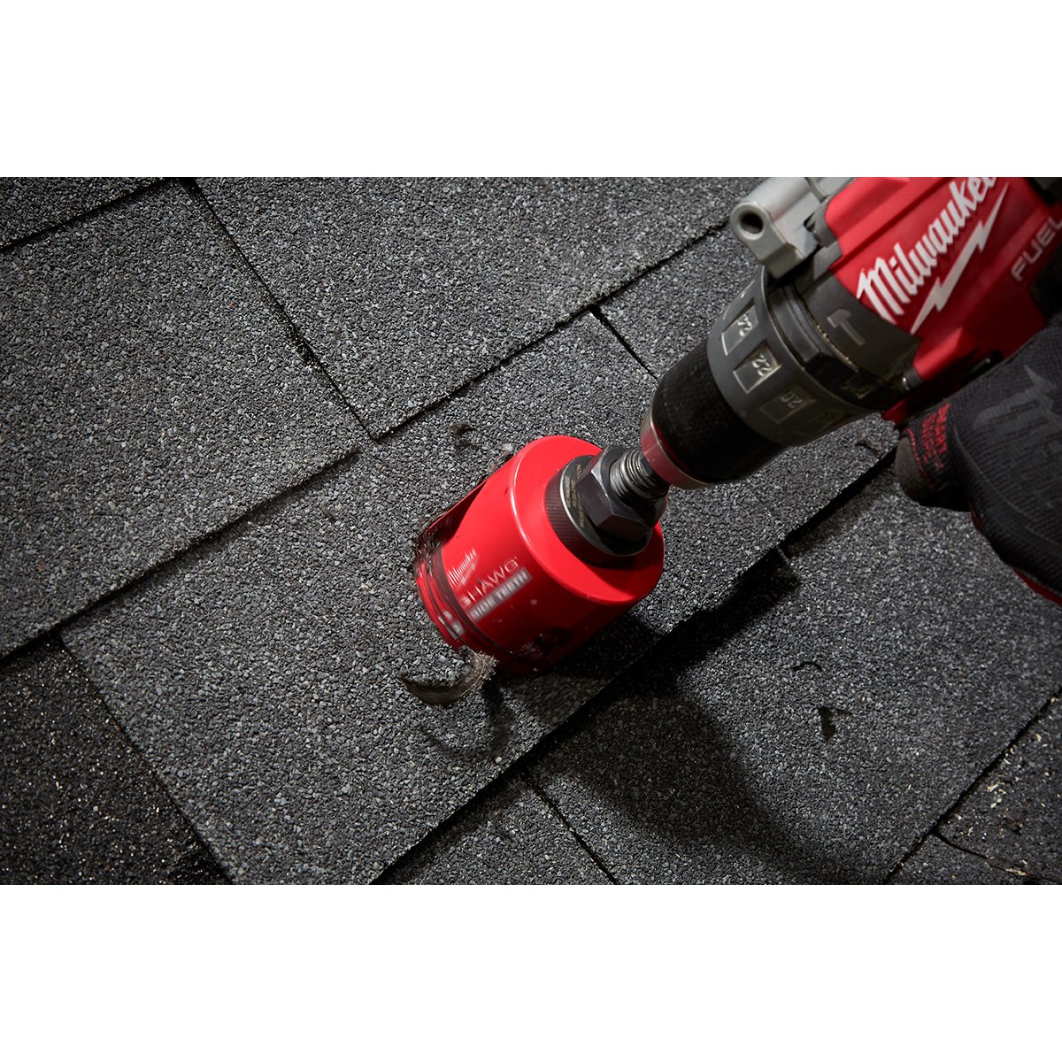 Milwaukee 49-56-9220 BIG HAWG™ with Carbide Teeth - in use