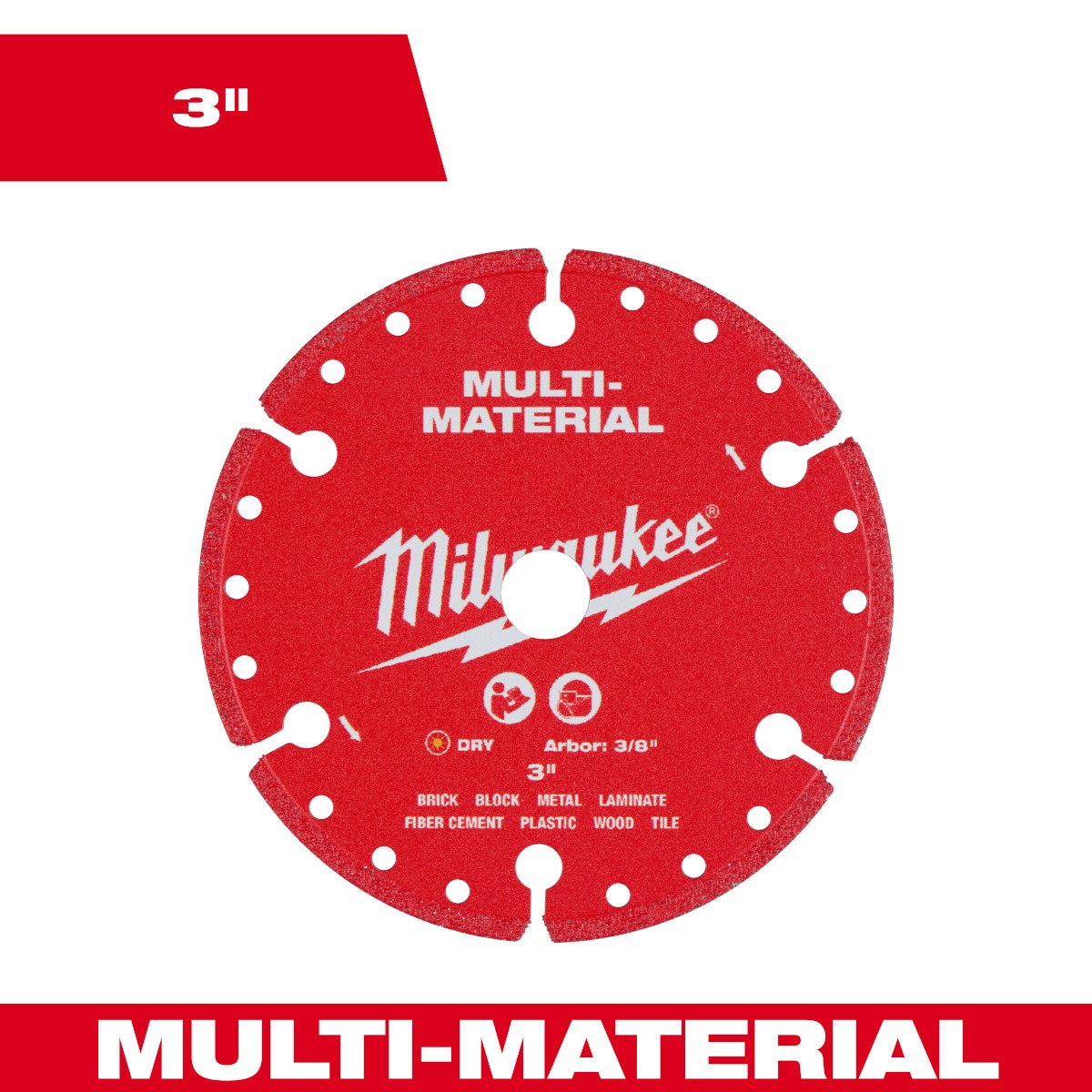 Milwaukee 49-94-3005 3 in. Carbide Abrasive Blade - feature callout