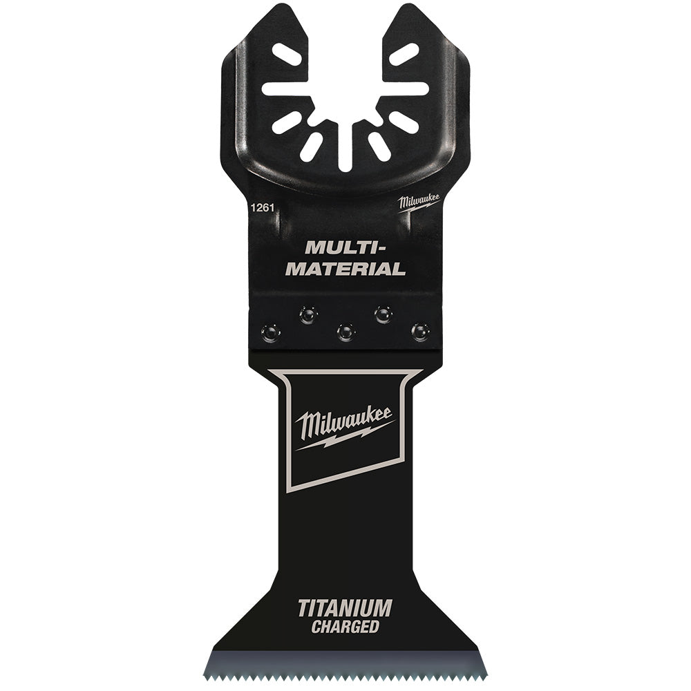 Milwaukee 49-25-1269 - Lames multi-outils bimétalliques multi-matériaux OPEN-LOK™ 1-3/4" TITANIUM CHARGED™, paquet de 10