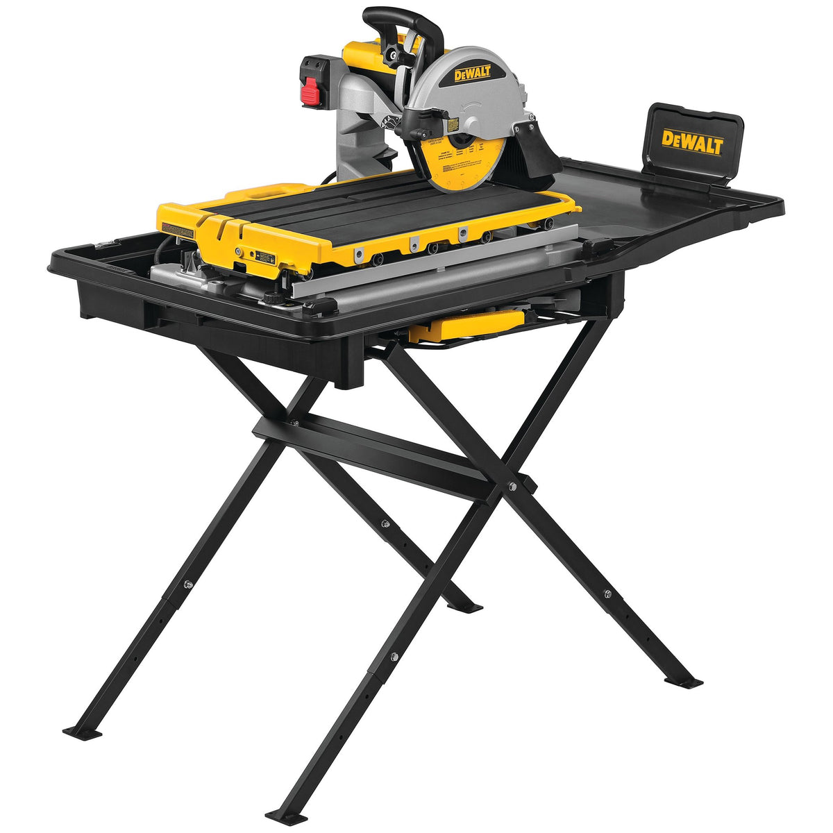 DEWALT D36000S Wet Tile Saw with Stand, High Capacity, 10 in. - product view