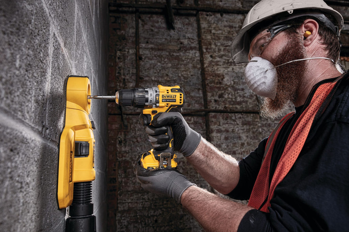DEWALT DCD706B XTREME 12V MAX* Brushless 3/8 in. Cordless Hammer Drill (Tool Only) - in use