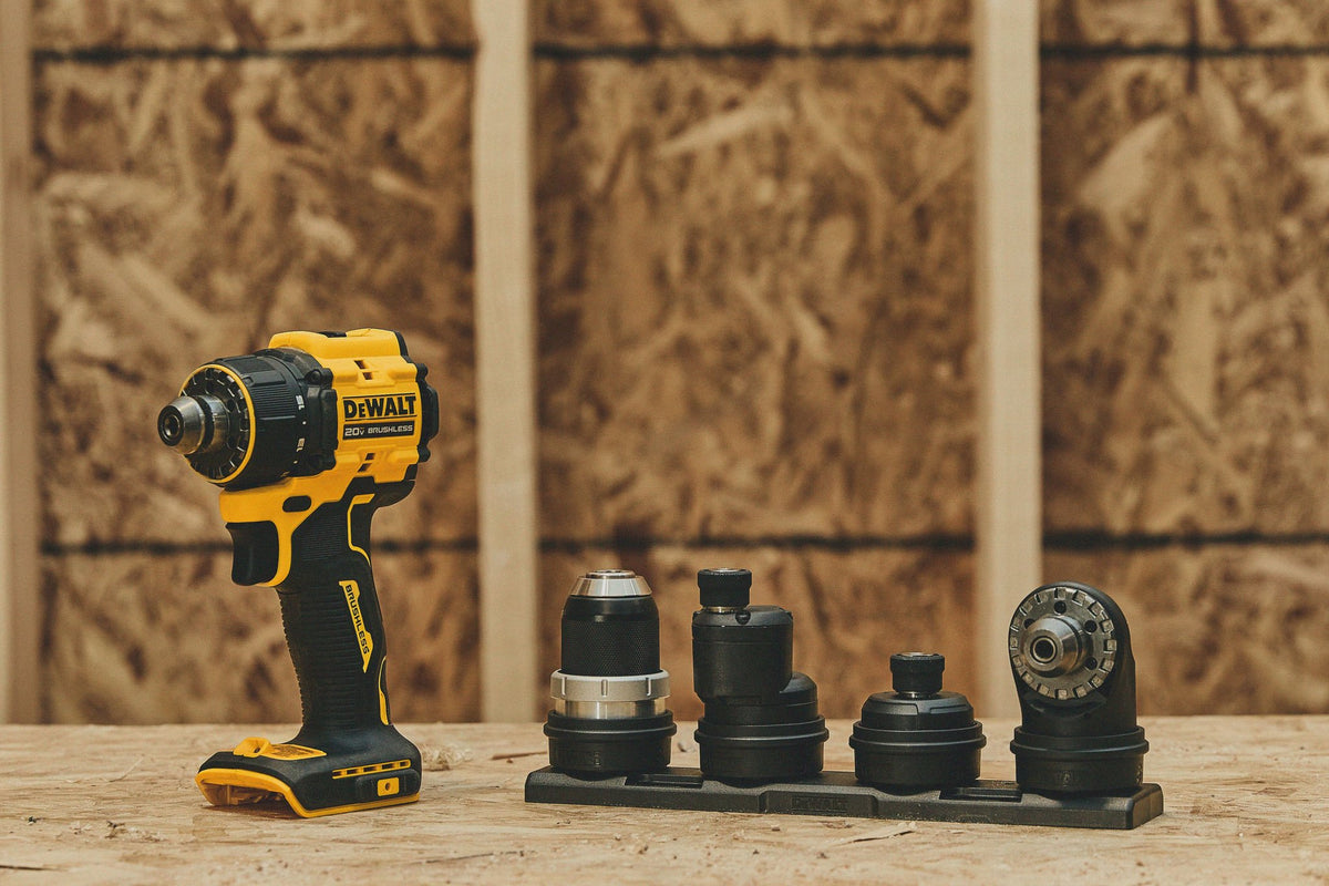 DEWALT DCD803B ATOMIC 20V MAX Brushless Cordless Multi-Head Drill/Driver (Tool Only) - in use