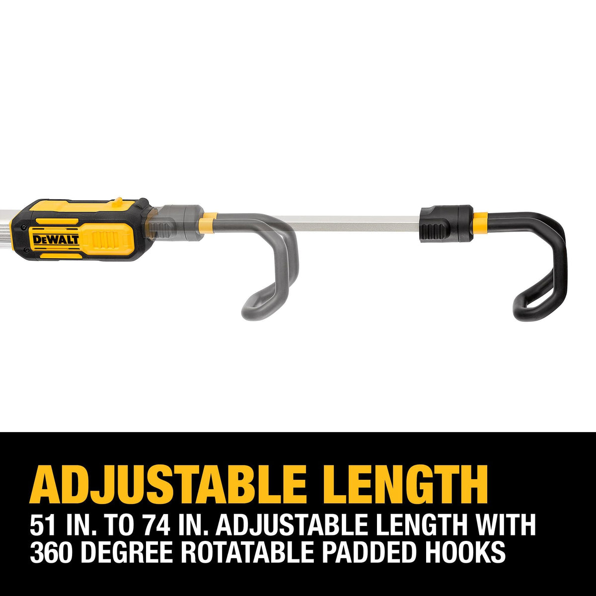 DEWALT DCL045B 20-Volt MAX and 12-Volt MAX Hood Light - feature callout